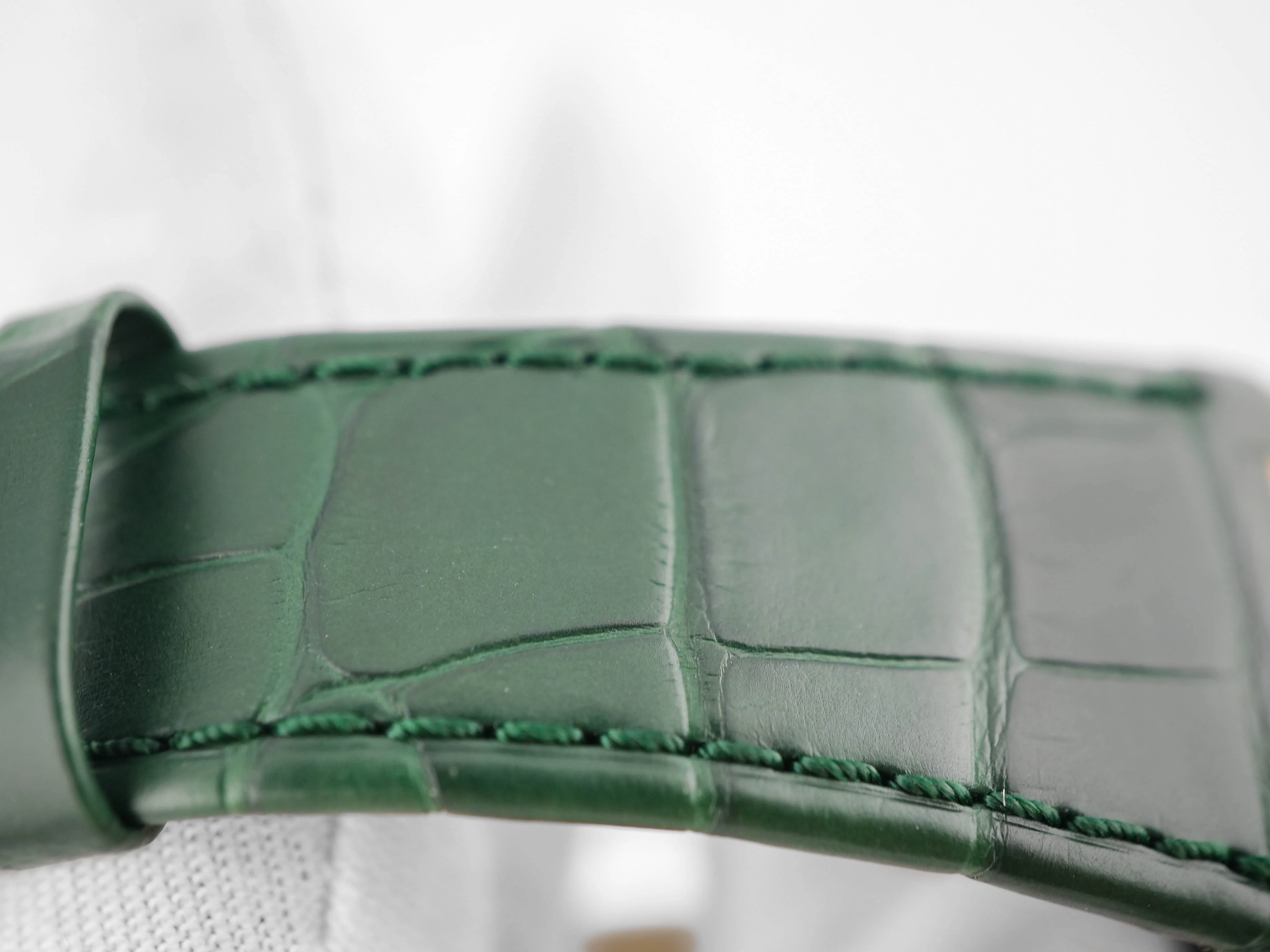Audemars Piguet Royal Oak Chronograph 18K Rose Gold Green Dial Green Leather Strap Box and Papers 2024 - Image 6