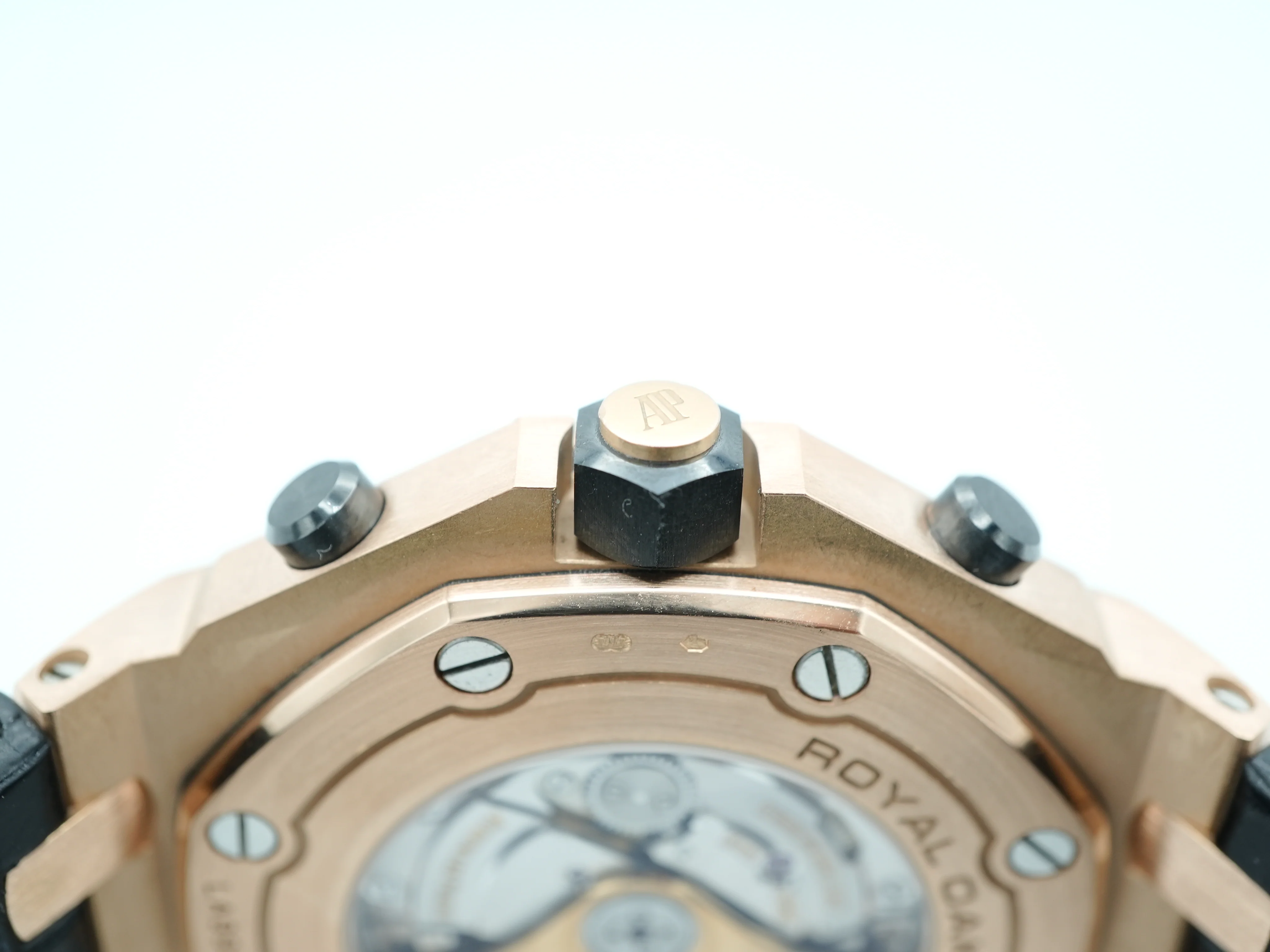 Audemars Piguet Royal Oak Offshore Chronograph 42 mm 18K Rose Gold Black Arabic Dial Complete Set 2021 - Image 5