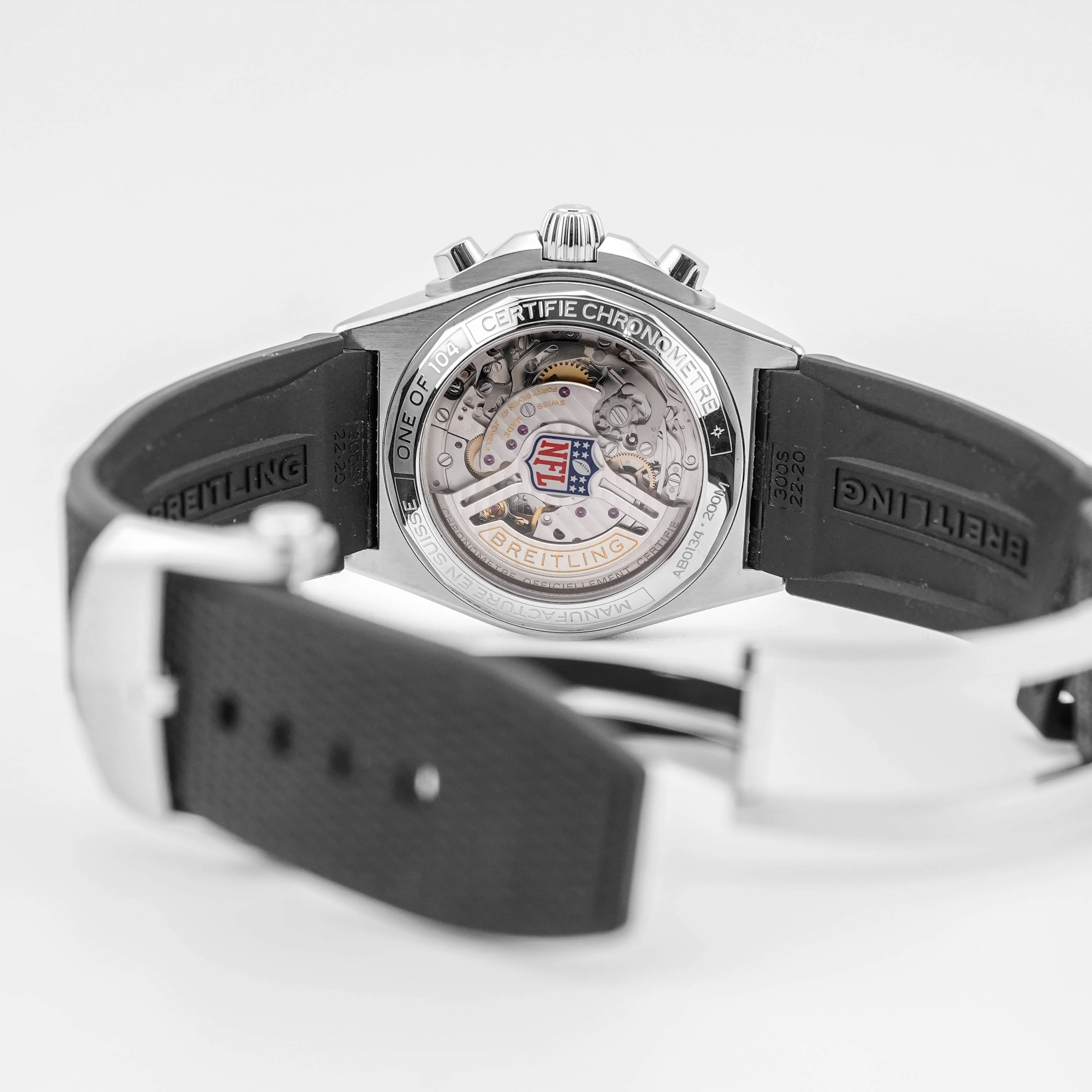 Breitling AB01342B1L5S1 Chronomat B01 Green Dial Stainless Steel Rubber Strap Box and Papers 2024 - Image 10