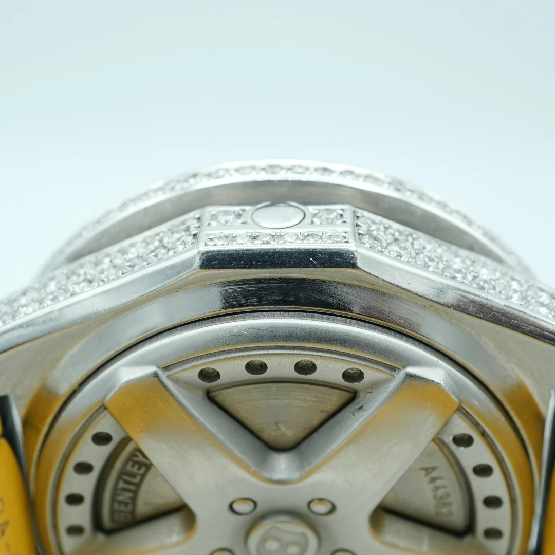 Breitling Bentley 6.75 48 mm Natural Diamond Bezel Mother Of Pearl Diamond Dial Diamond Case 2012 - Image 6