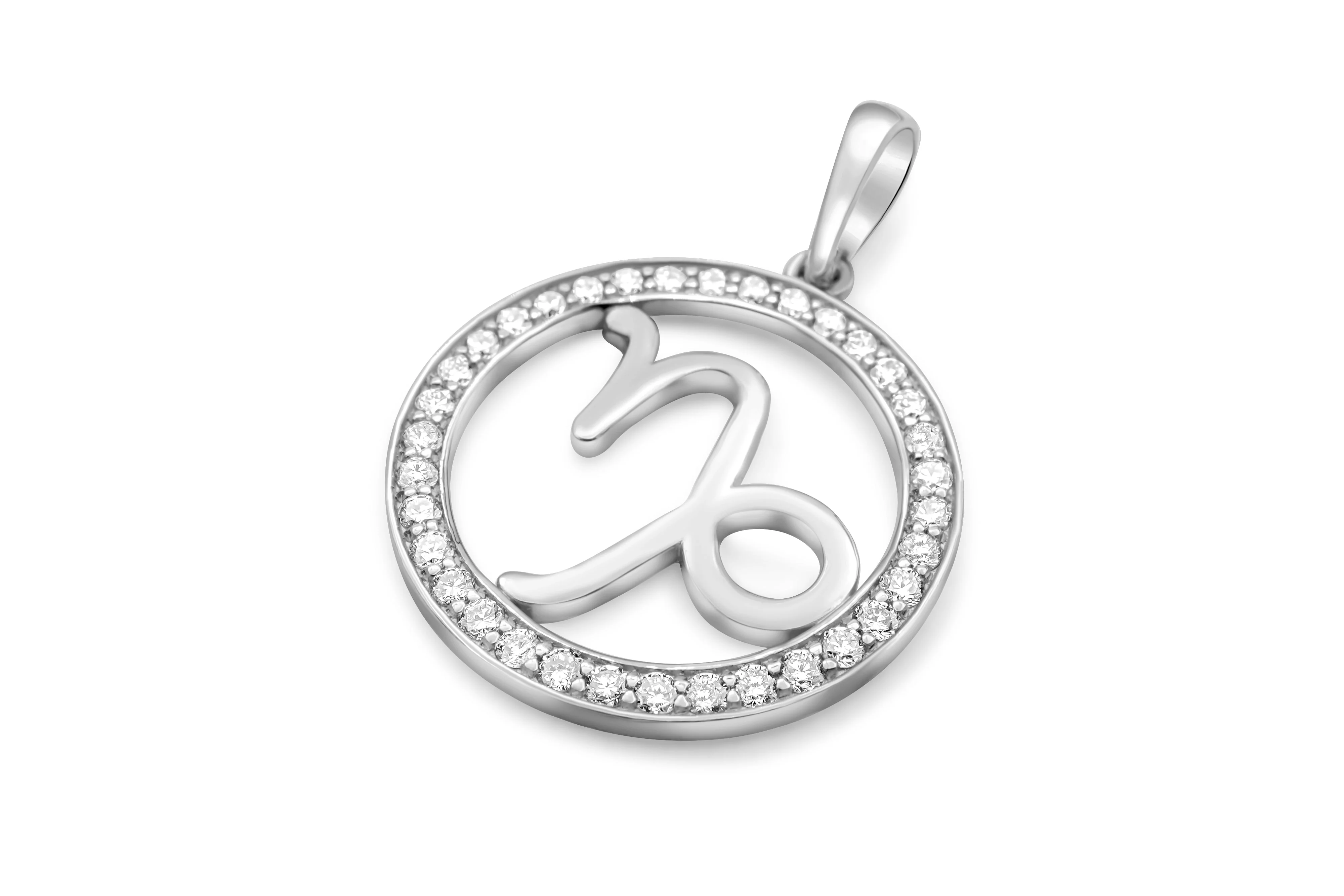 14K Gold Capricorn Zodiac Diamond Men's Pendant (0.65 CTW) - Image 6