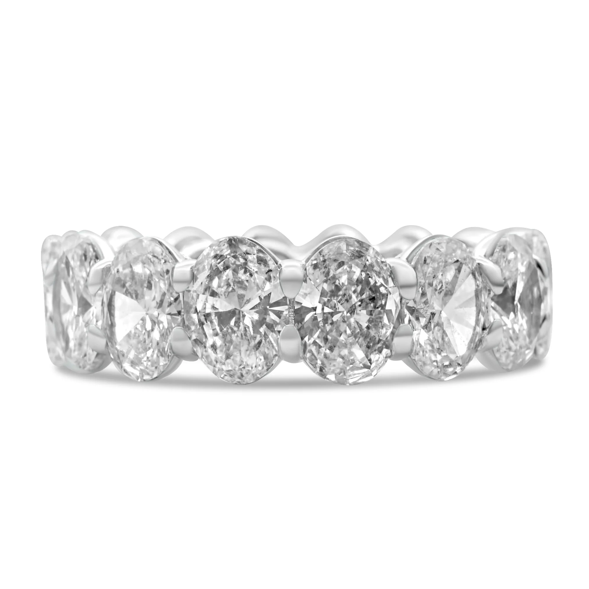 Oval Eternity Diamond Wedding Band 6.60 CT - Image 3