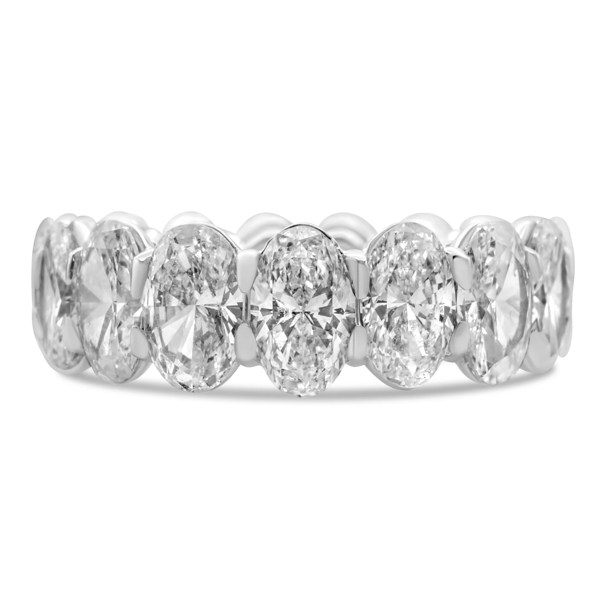 Oval Eternity Diamond Wedding Band 6.94 CT - Image 3