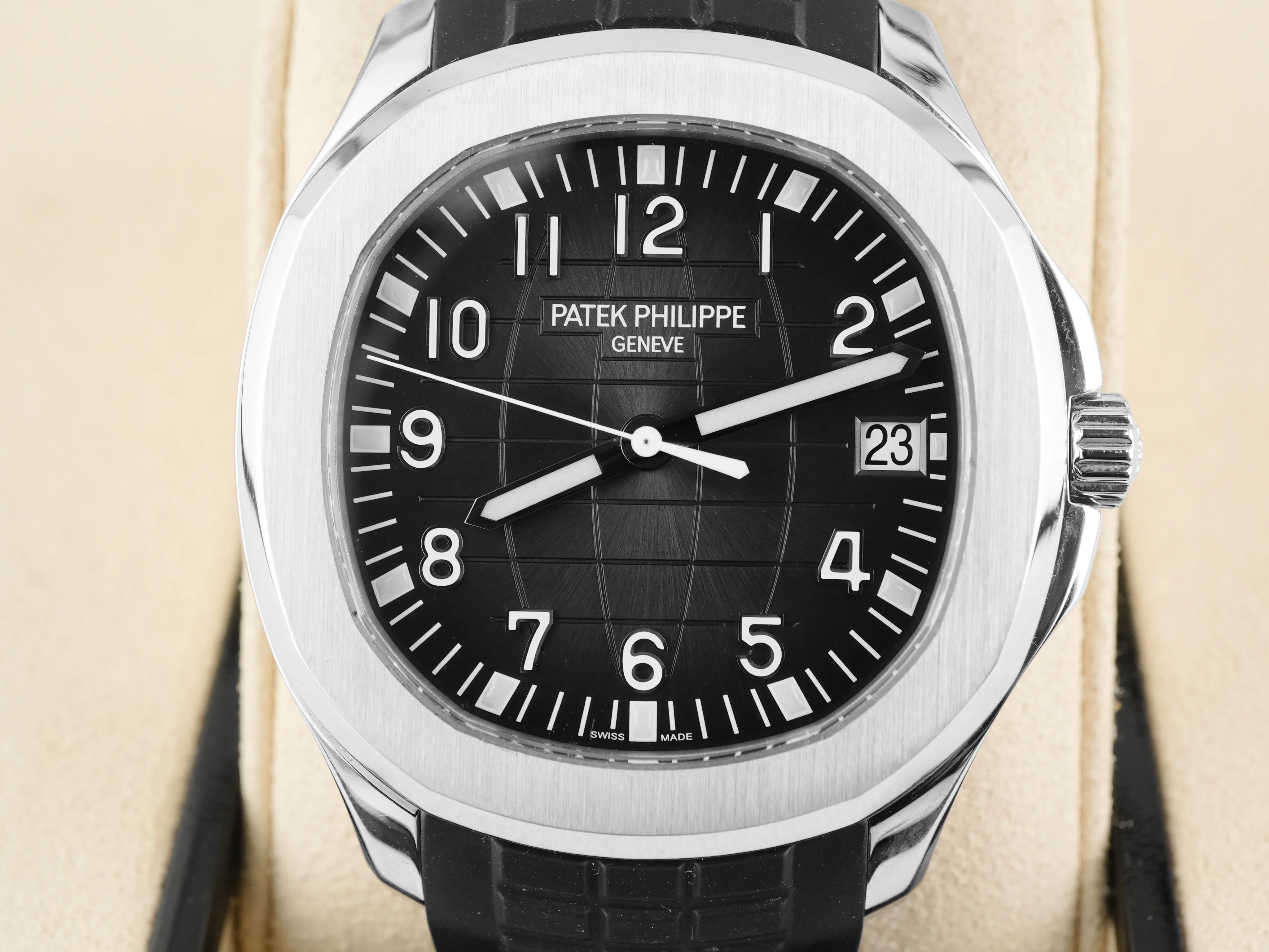 Patek Philippe 5167A-001 Aquanaut 40mm Black Dial Rubber Strap Stainless Steel Box and Papers 2017 - Image 3