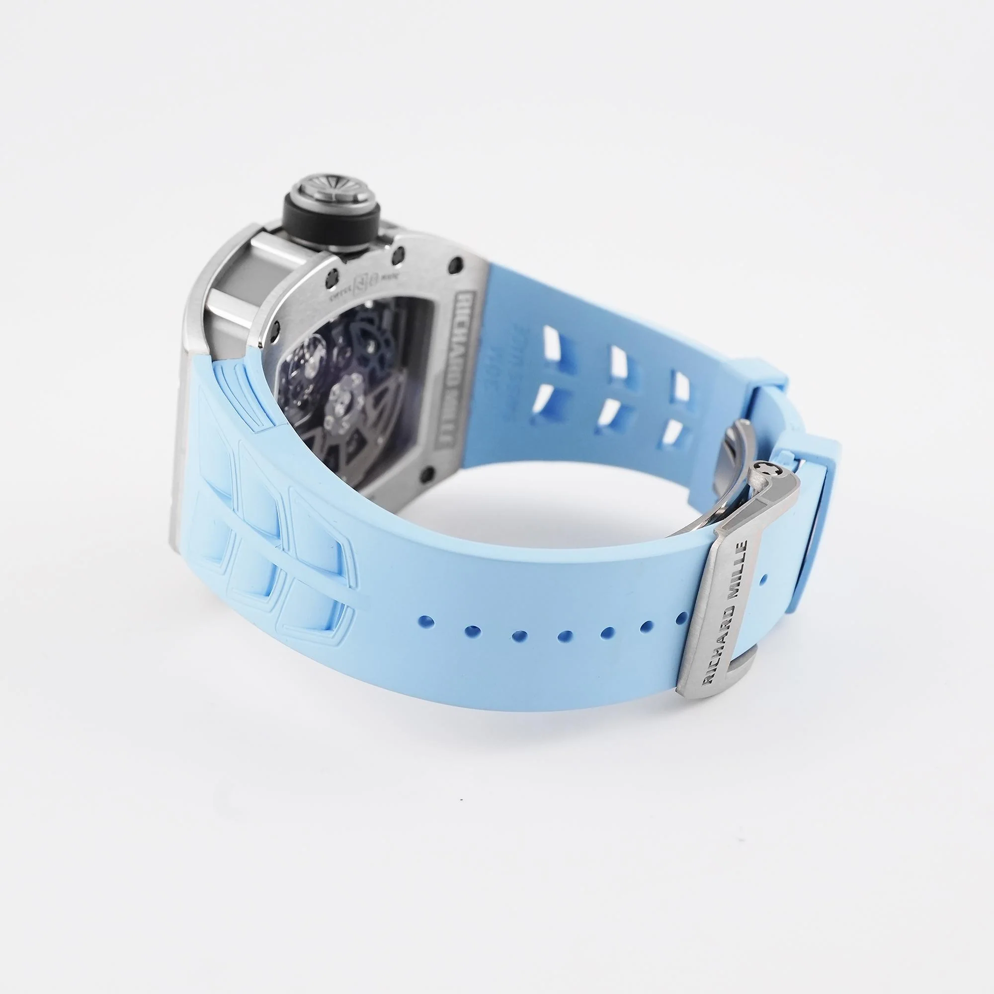 Richard Mille RM030 50 mm Skeleton Dial Titanium Rubber Bracelet Box and Papers 2020 - Image 4
