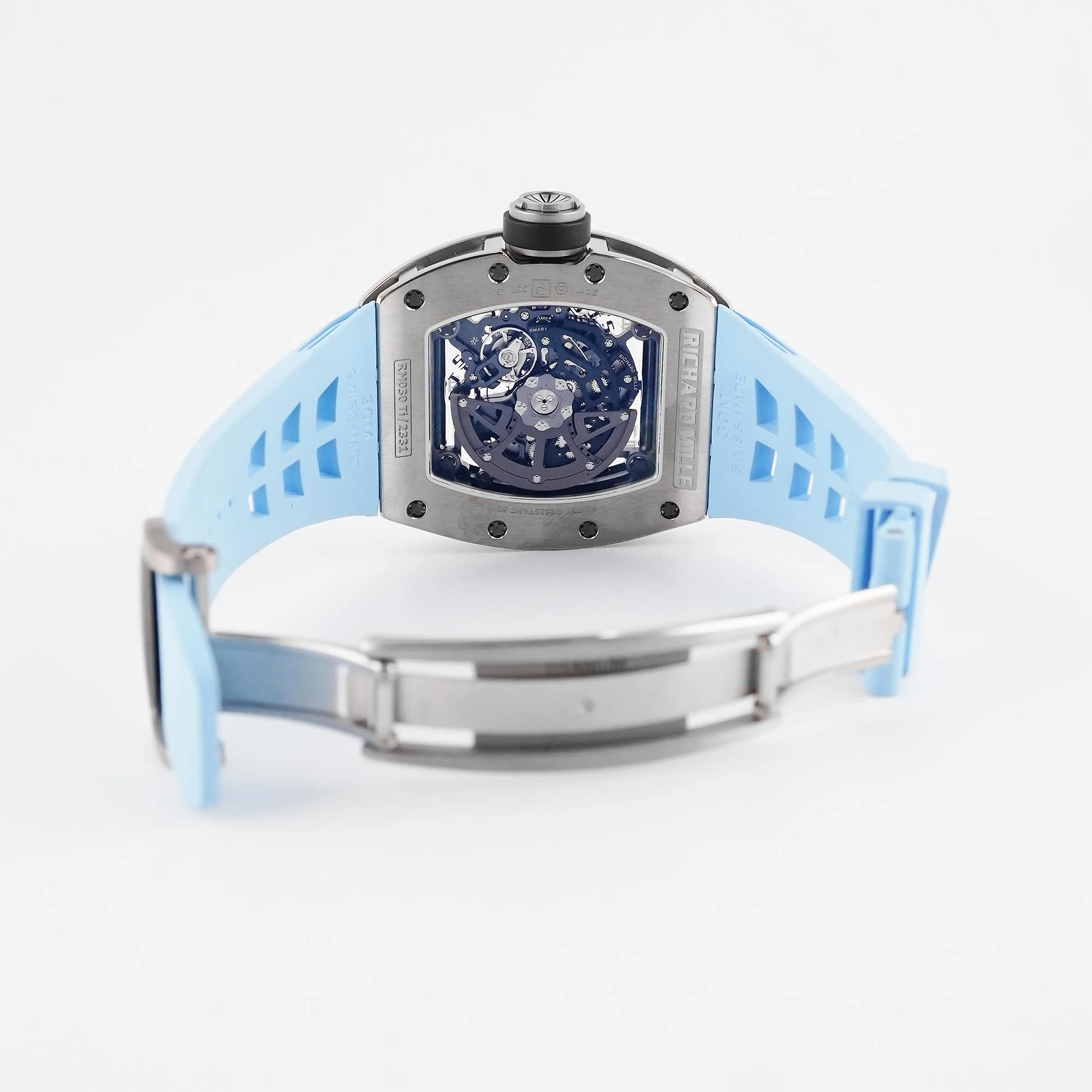 Richard Mille RM030 50 mm Skeleton Dial Titanium Rubber Bracelet Box and Papers 2020 - Image 6