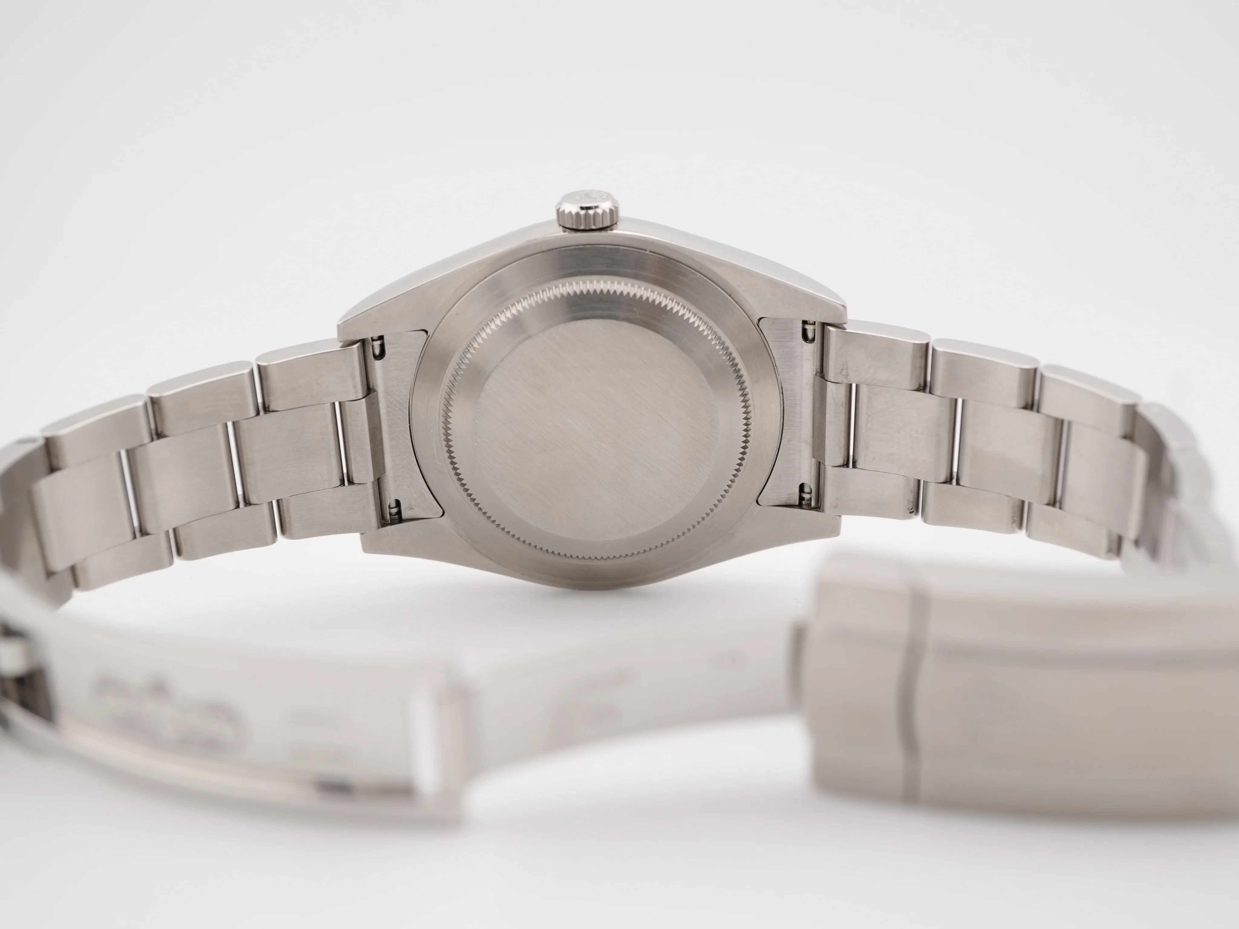Rolex 114300 Oyster Perpetual 39 mm Smooth Bezel Dark Rhodium Grey Dial Box and Papers 2017 - Image 10