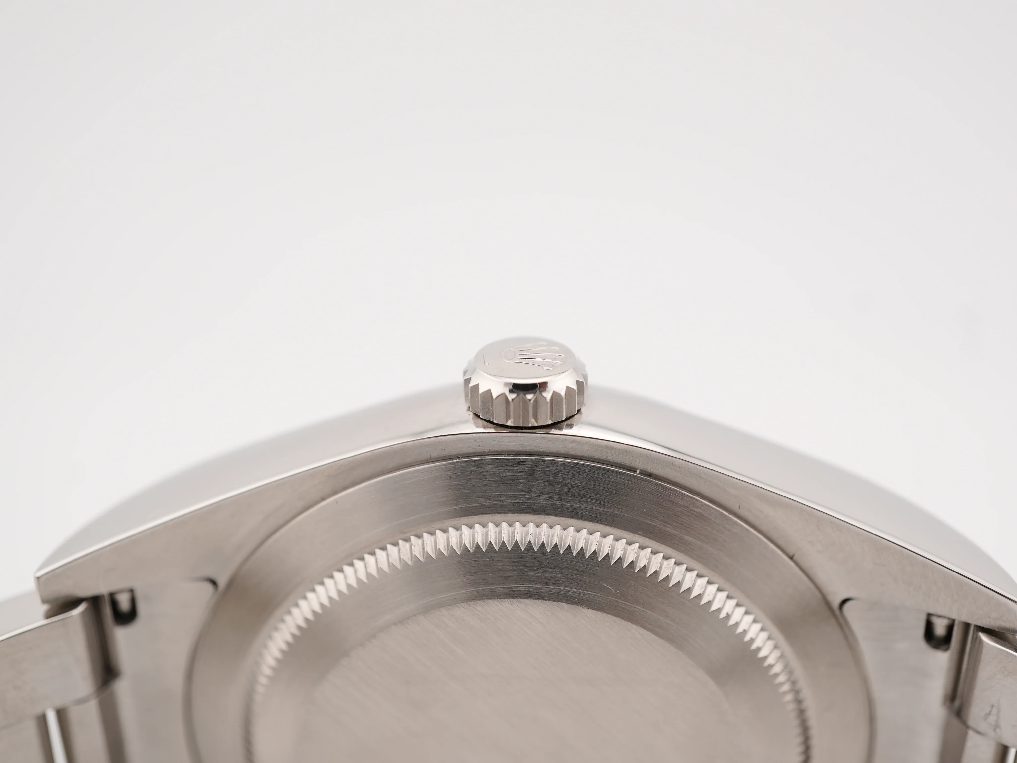 Rolex 114300 Oyster Perpetual 39 mm Smooth Bezel Dark Rhodium Grey Dial Box and Papers 2017 - Image 8