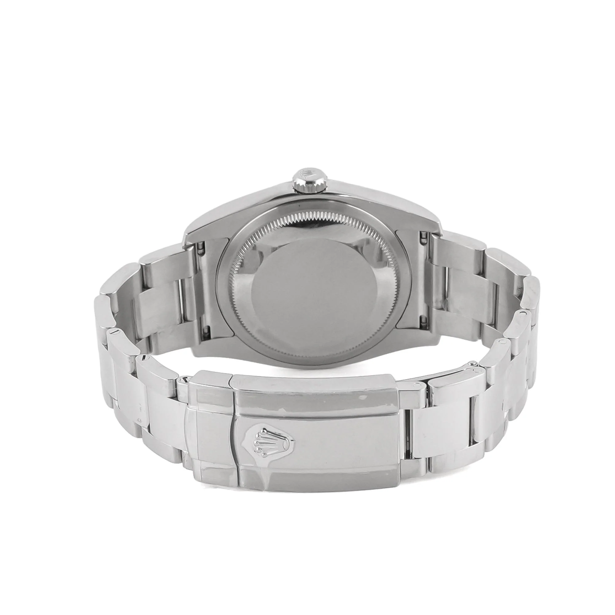 Rolex 116200 Datejust 36 mm Smooth Bezel Blue Roman Dial Oyster Bracelet Box and Papers 2019 - Image 3