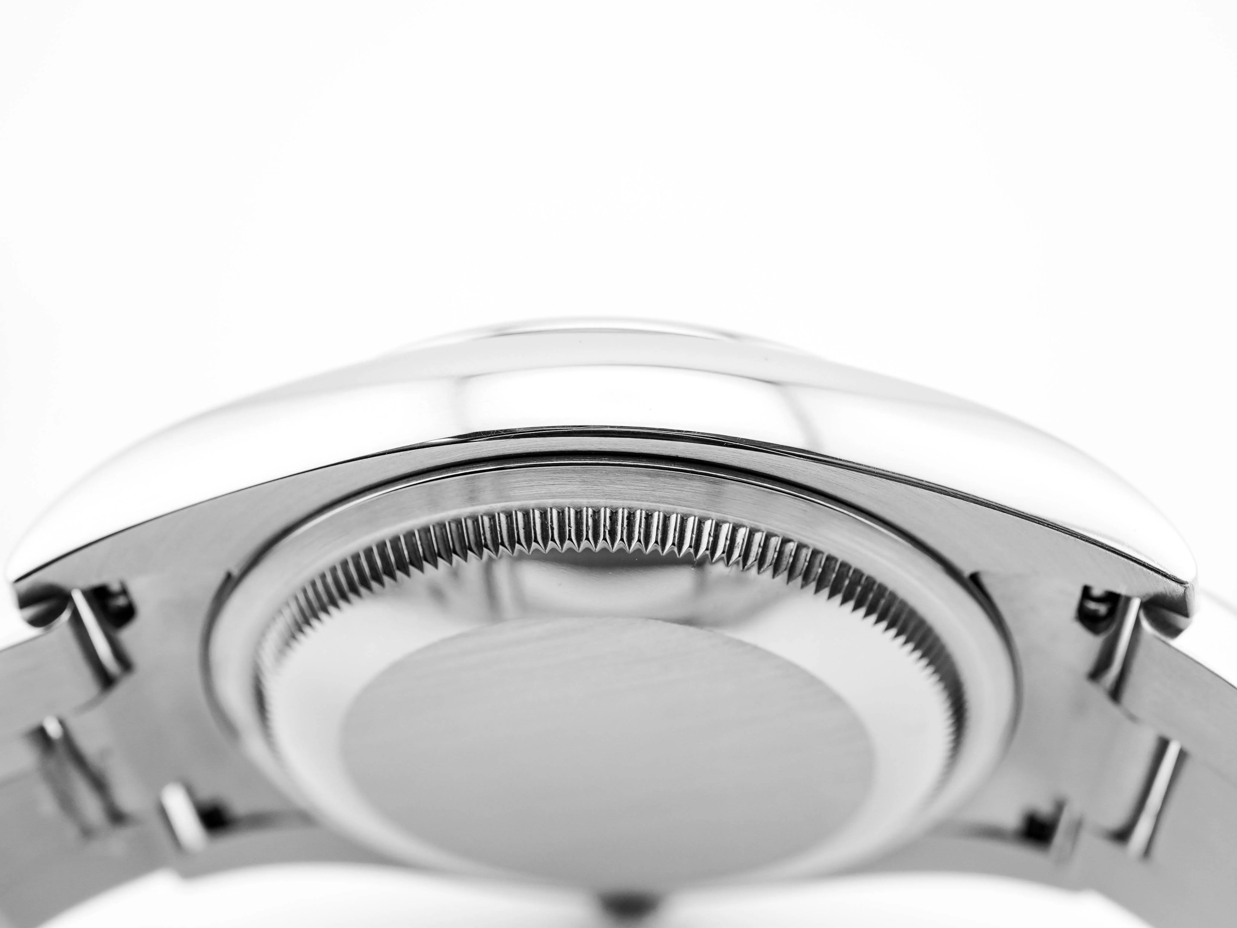 Rolex 116200 Datejust 36 mm Smooth Bezel Rhodium Grey Dial Oyster Bracelet Box and Papers 2014 - Image 8