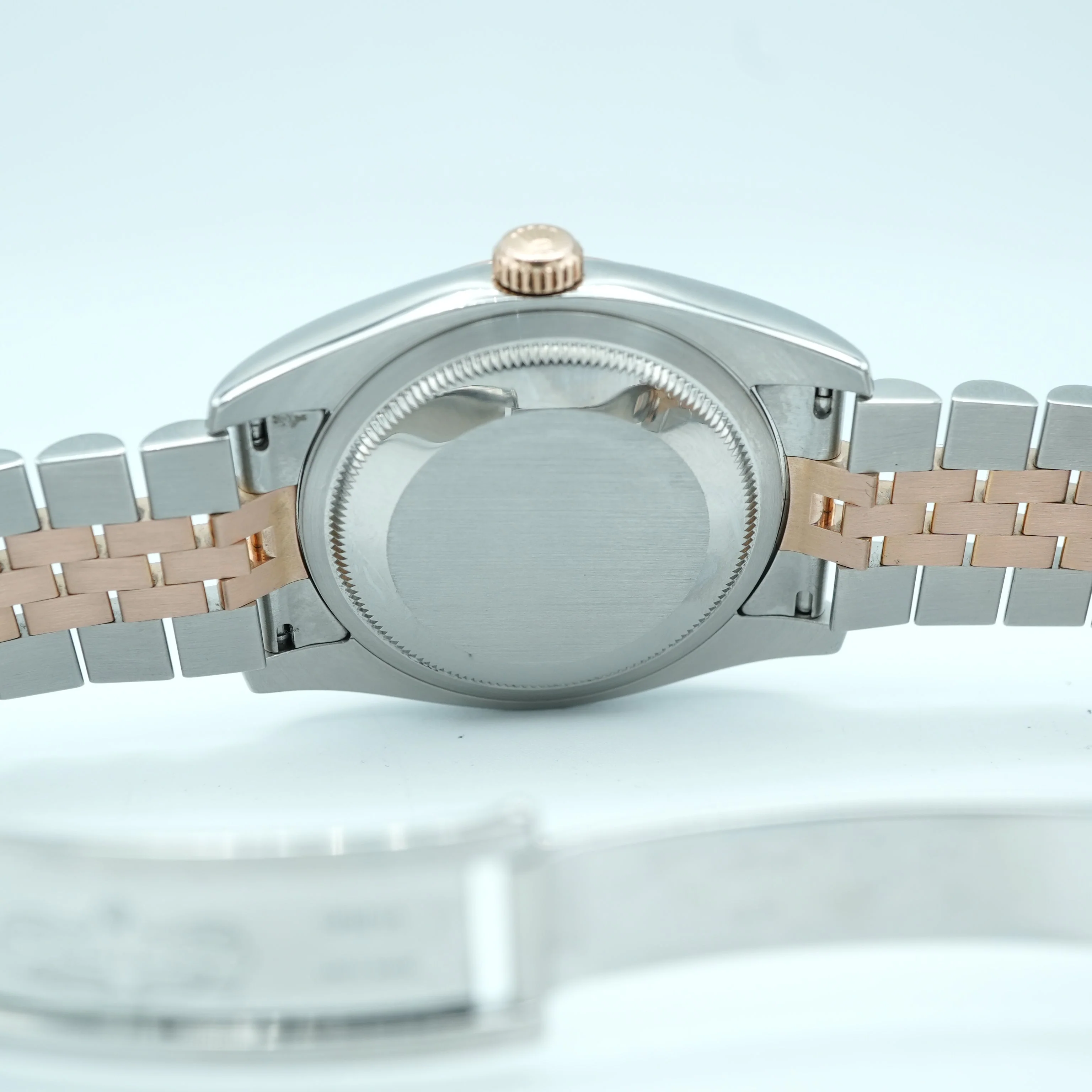 Rolex 116231 Datejust 36 mm 18K Rose Gold Factory Diamond Dial Sun Damaged Jubilee Bracelet 2009 - Image 10