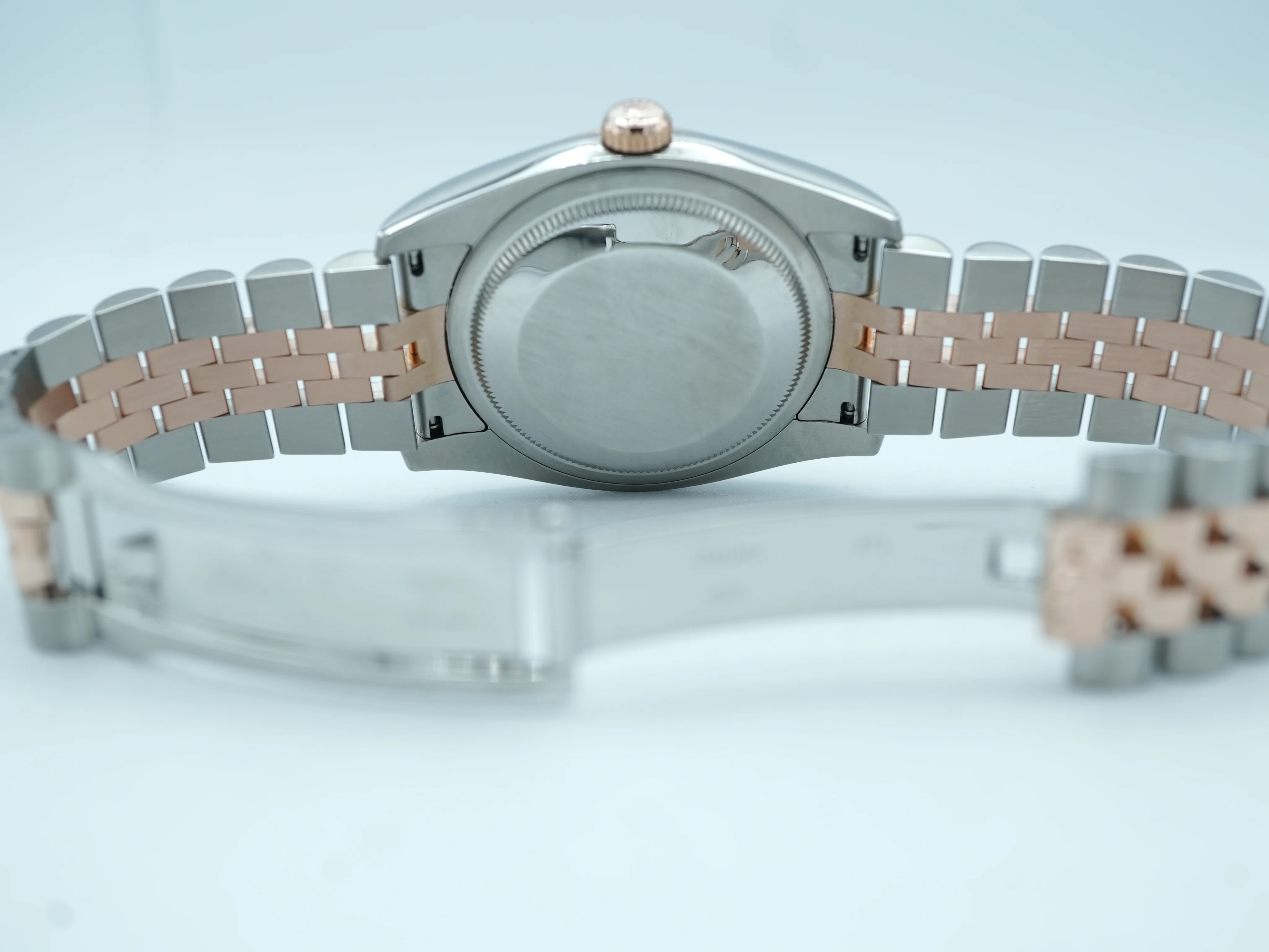 Rolex 116231 Datejust 36mm 18K Rose Gold OEM Rolex Silver Jubilee Diamond Dial Box and Papers 2015 - Image 10