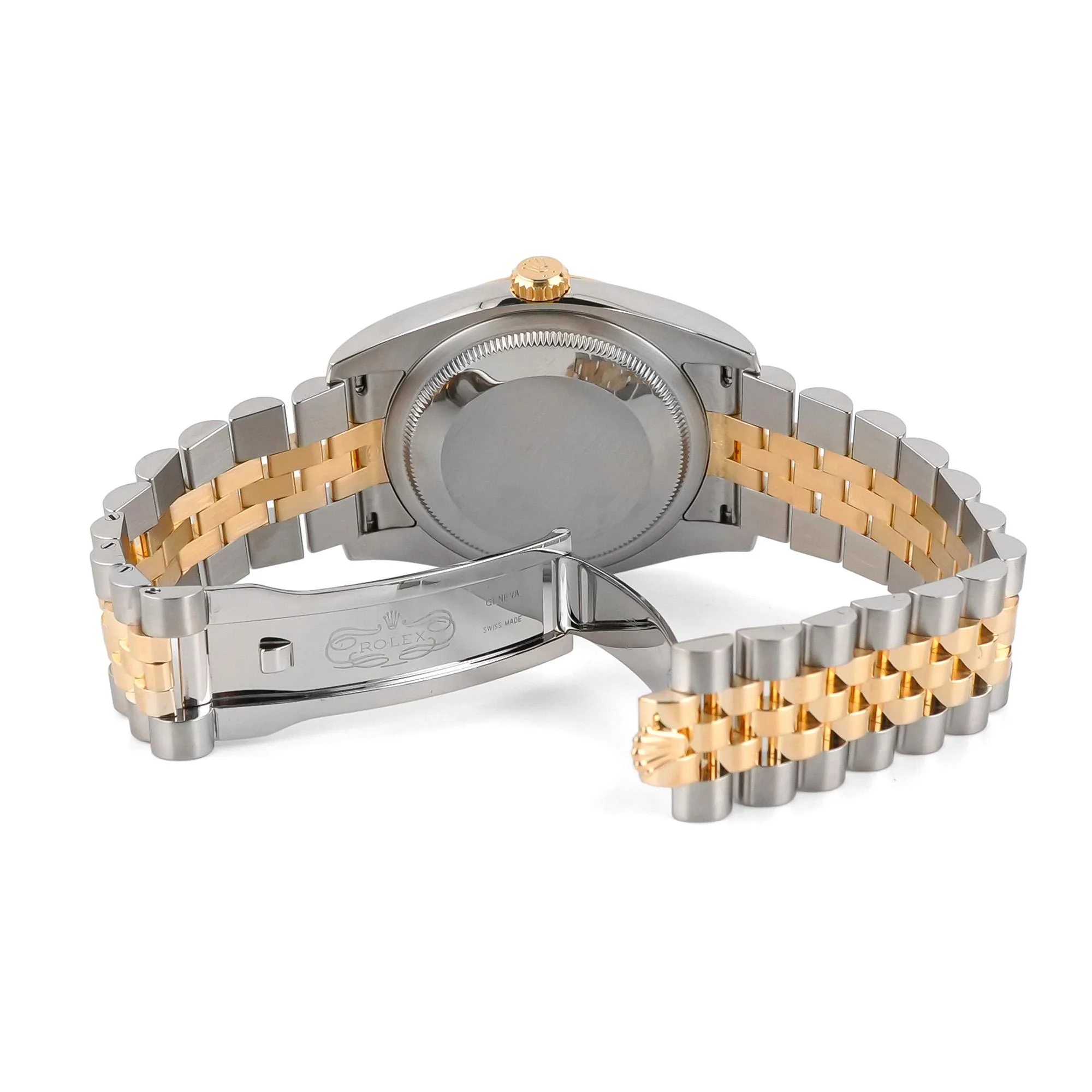 Rolex 116233 Datejust 36 mm Fluted Bezel Black Index Dial Jubilee Bracelet Box and Papers 2016 - Image 4