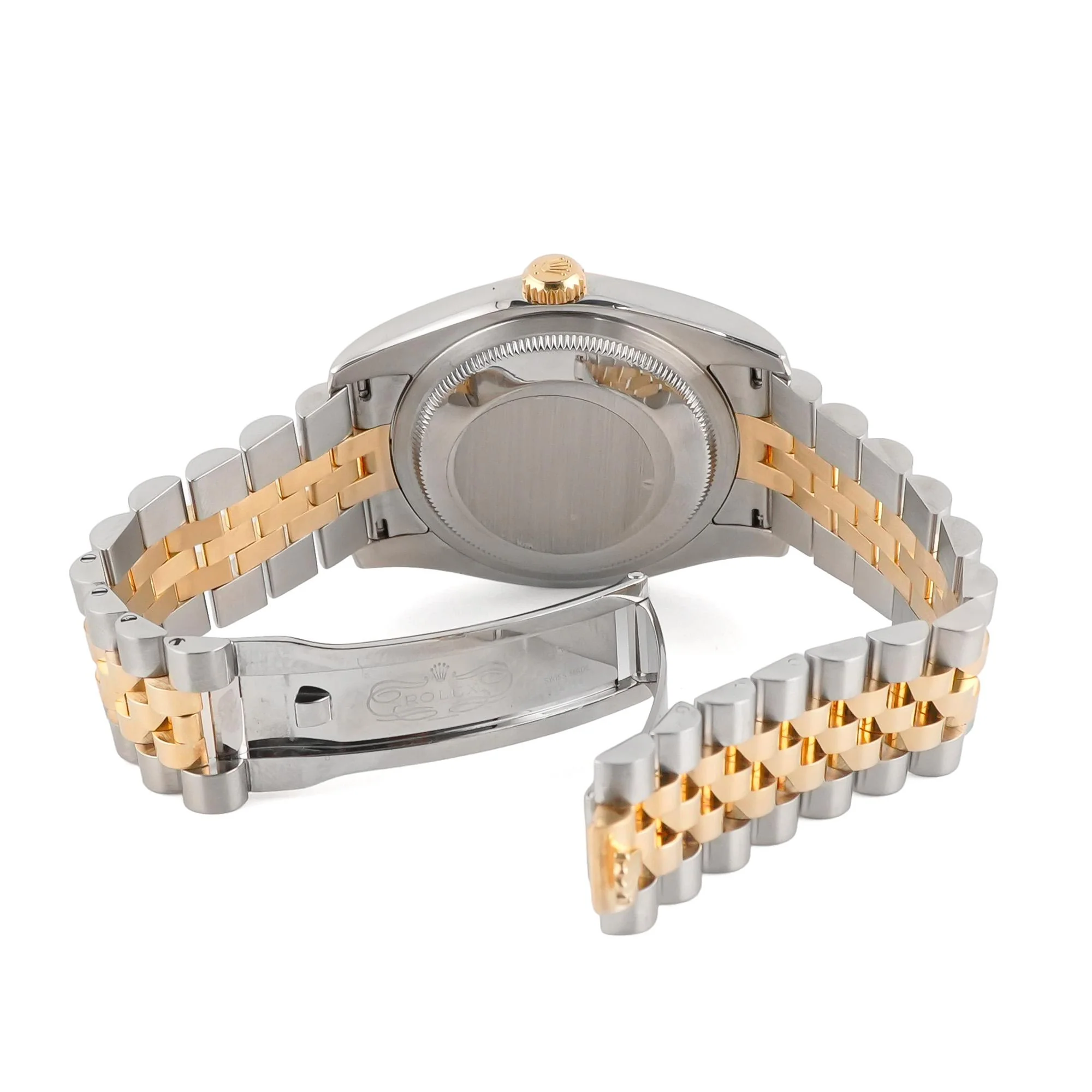 Rolex 116233 Datejust 36 mm Fluted Bezel Champagne Dial Jubilee Bracelet Box and Papers 2014 - Image 4