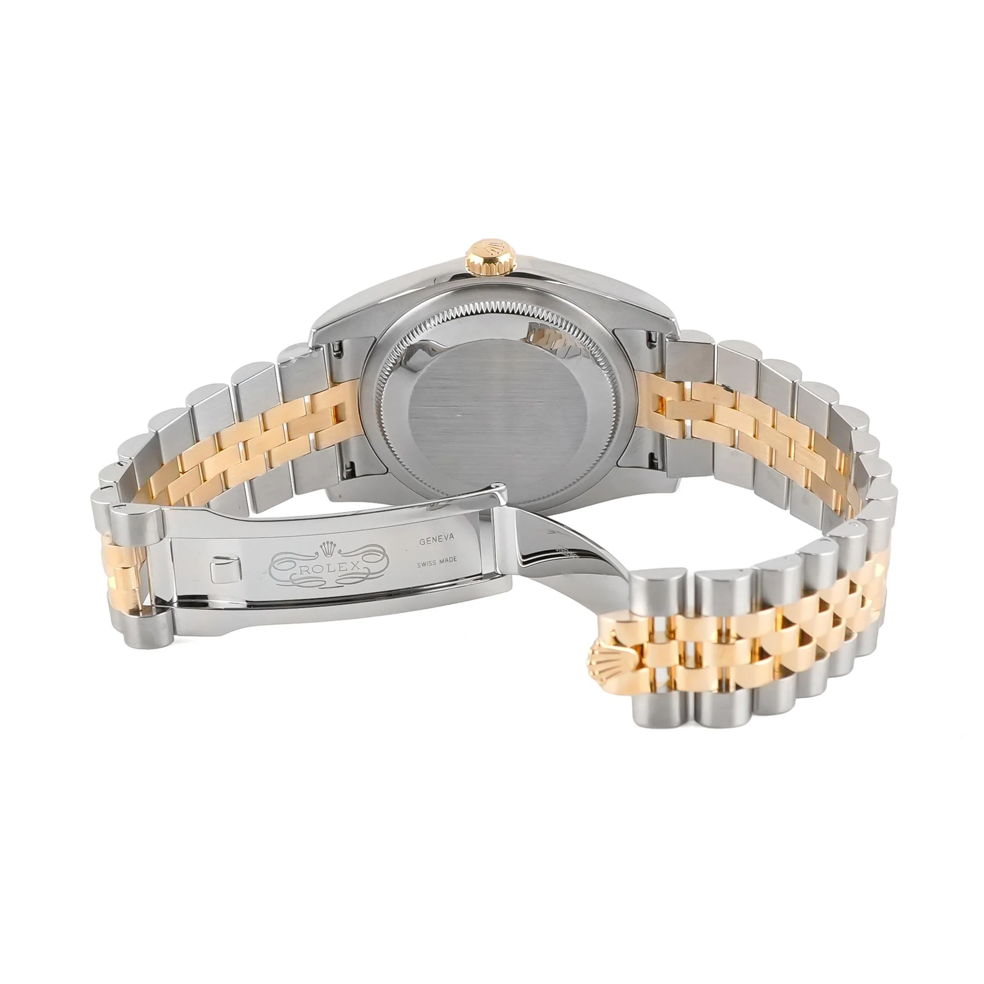 Rolex 116233 Datejust 36 mm Fluted Bezel Champagne Index Dial Jubilee Bracelet Box and Papers 2017 - Image 5