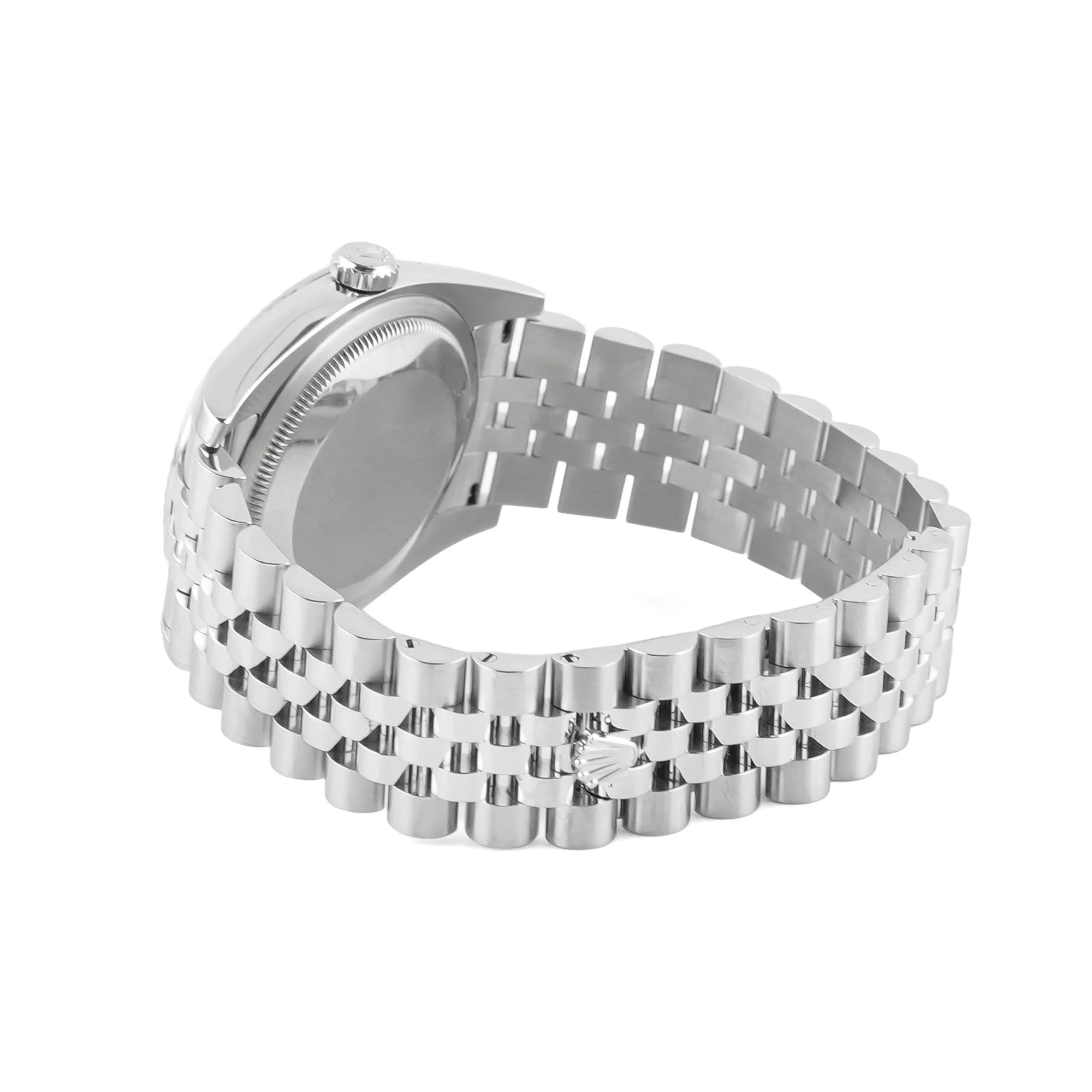 Rolex 116234 Datejust 36 mm Fluted Bezel Silver Floral Dial Jubilee Bracelet Box and Papers 2019 - Image 5