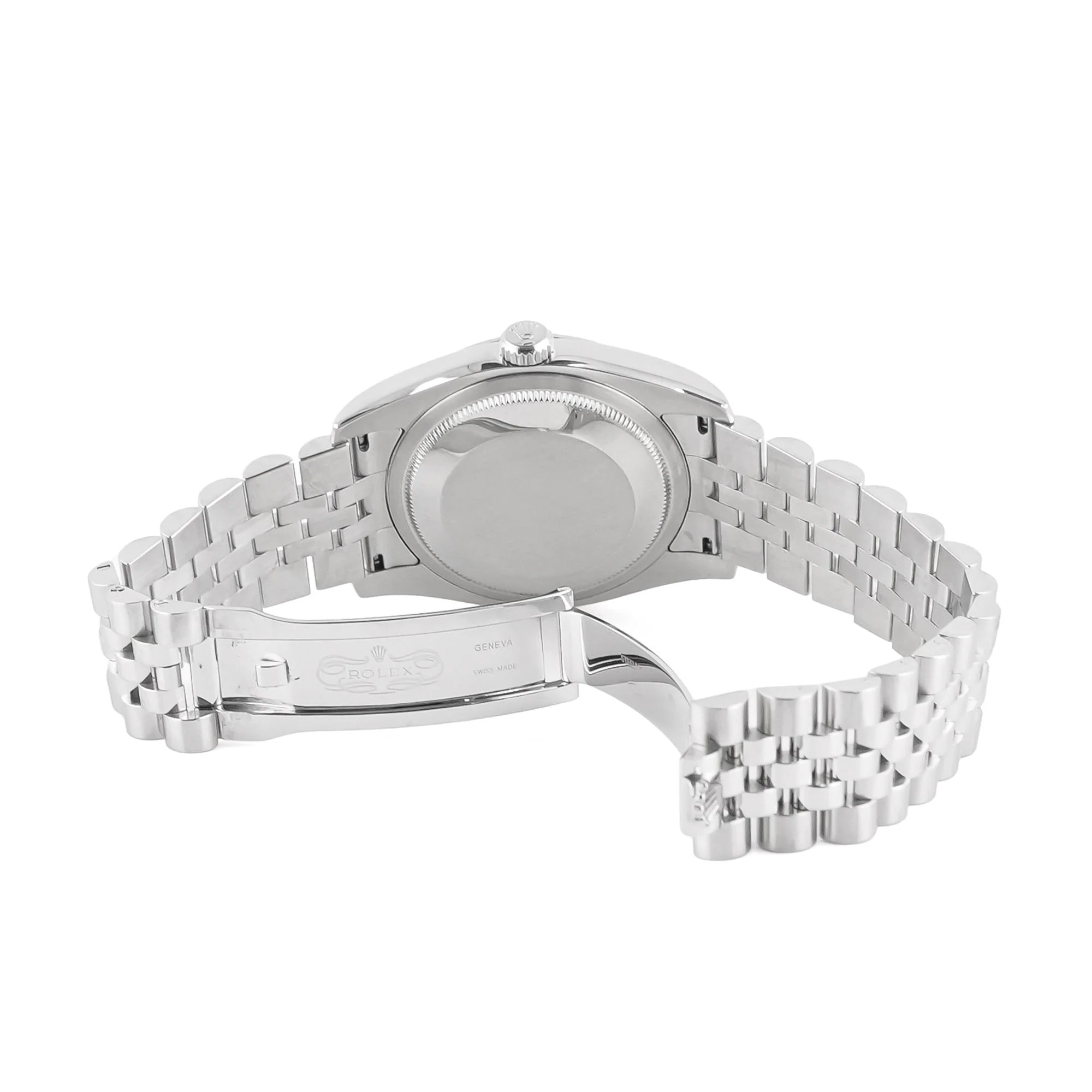 Rolex 116234 Datejust 36 mm Fluted Bezel Silver Index Dial Jubilee Bracelet Box and Papers 2011 - Image 4