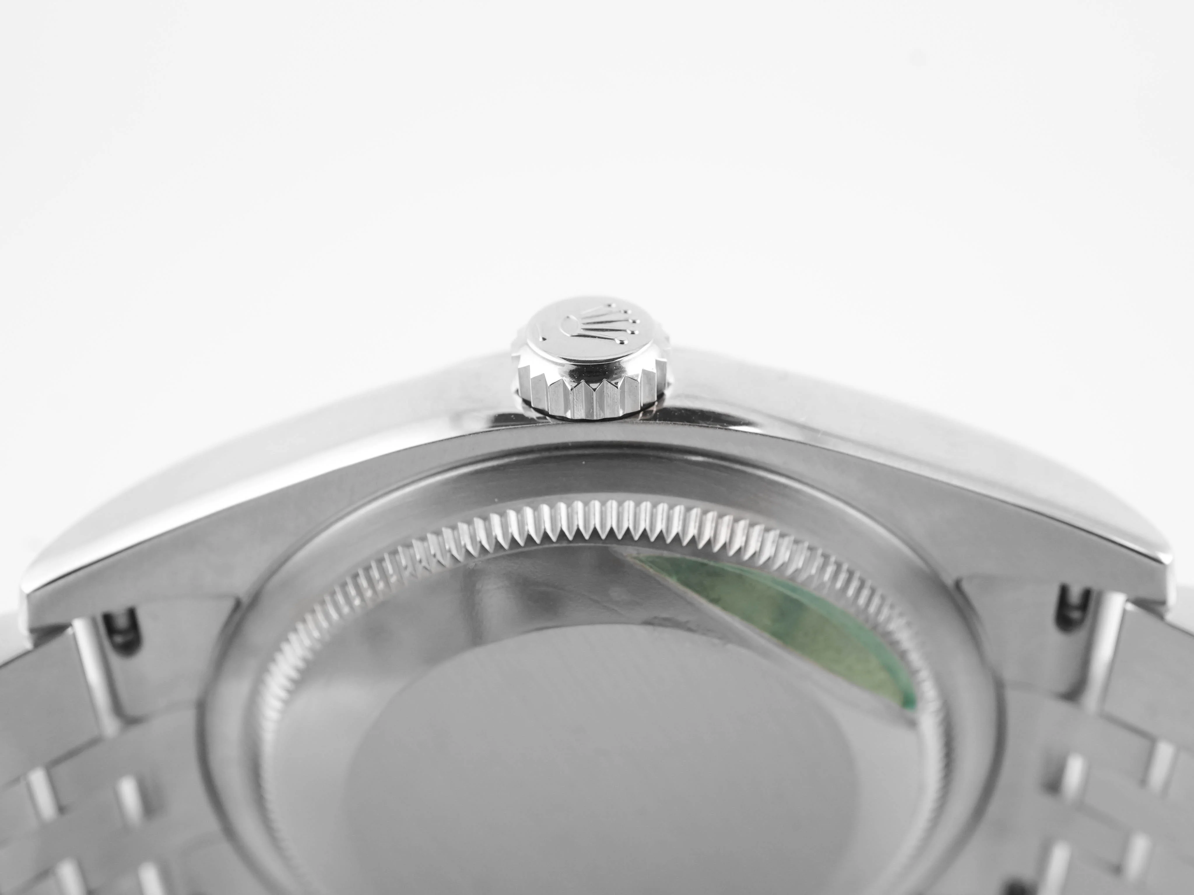 Rolex 116234 Datejust 36 mm Fluted Bezel Silver Roman Dial Jubilee Bracelet Box and Papers 2017 - Image 8