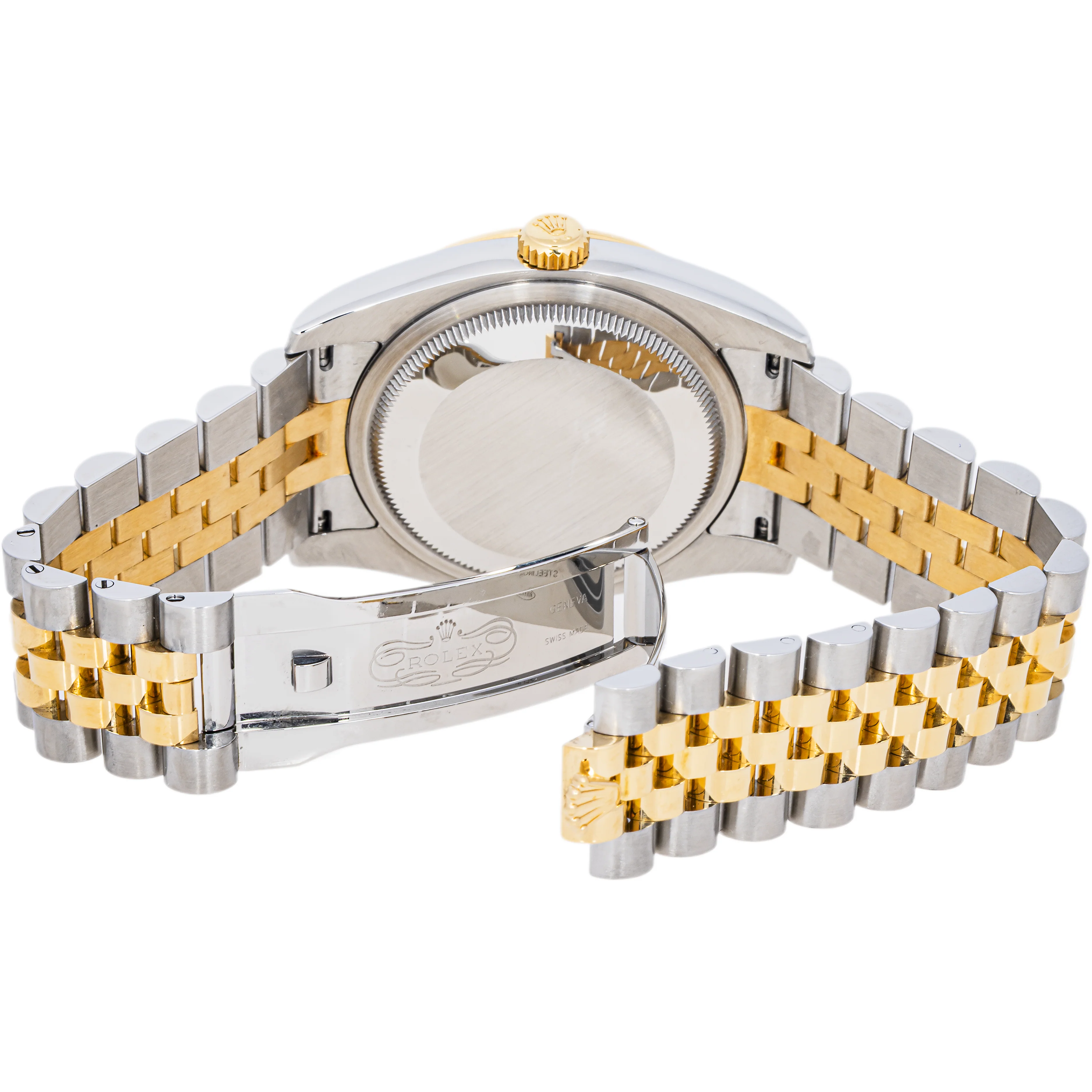 Rolex 116243 Datejust 36 mm Diamond Bezel Silver Diamond Dial Jubilee Bracelet Box and Papers 2017 - Image 8