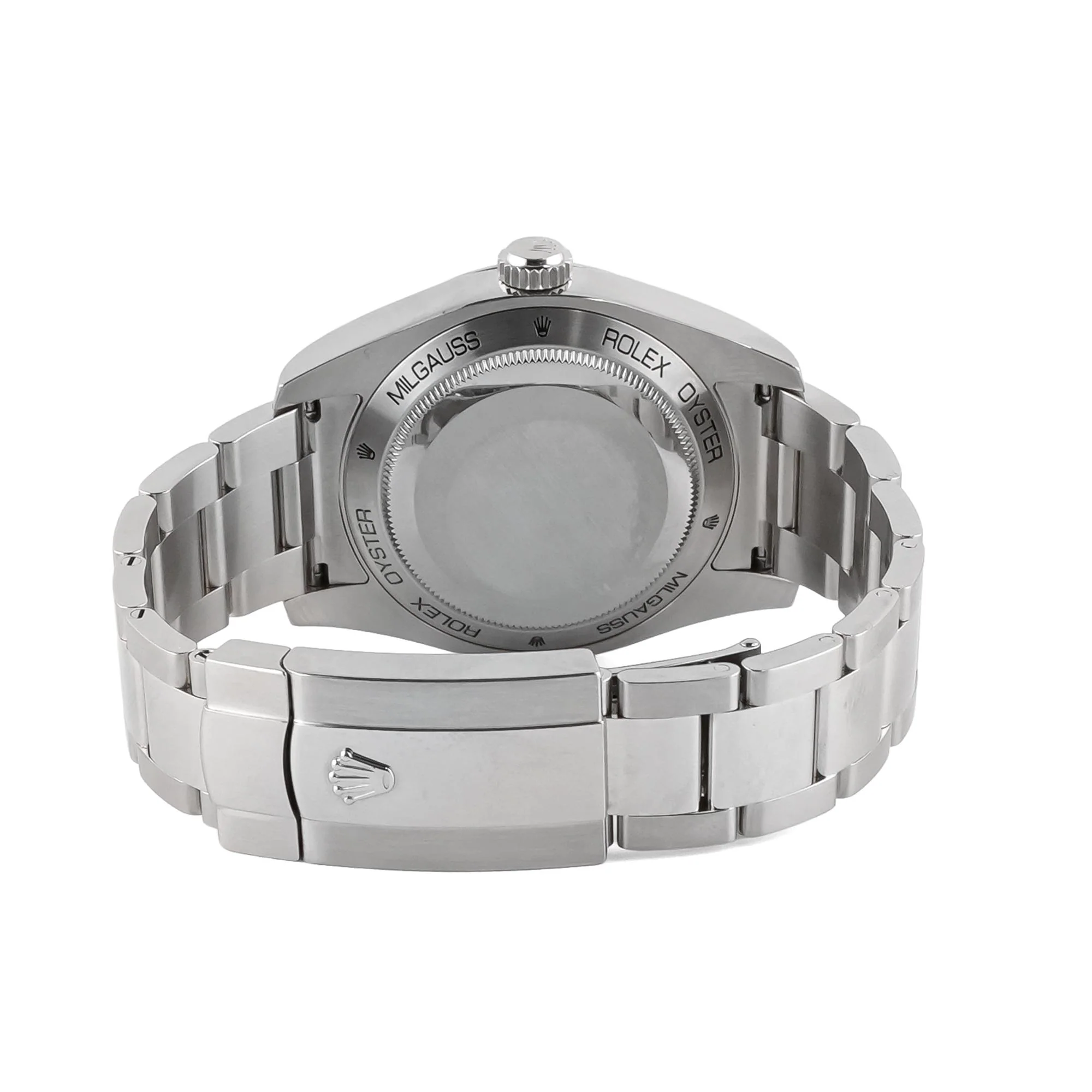 Rolex 116400GV Milgauss 40 mm Smooth Bezel Blue Index Dial Oyster Bracelet Box and Papers 2019 - Image 3