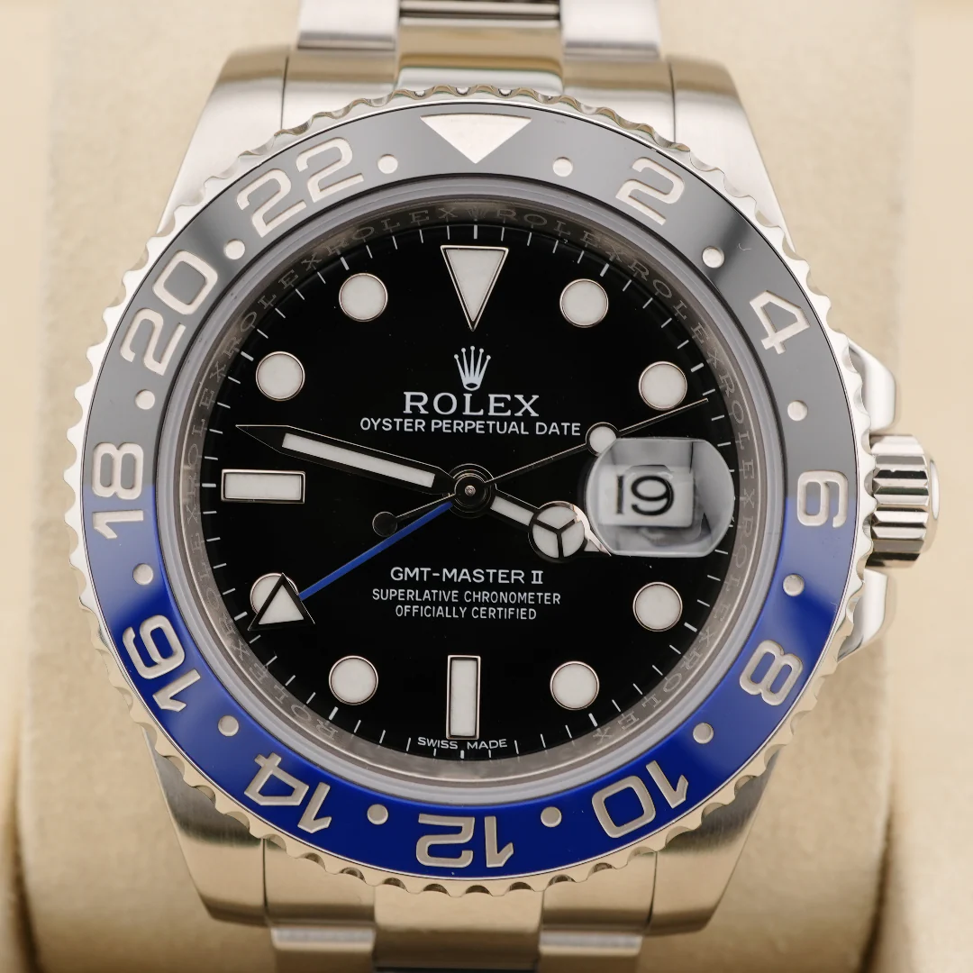 Rolex 116710BLNR GMT-Master II "Batman" 40 mm Ceramic Bezel Oyster Bracelet Box and Papers 2017 - Image 3