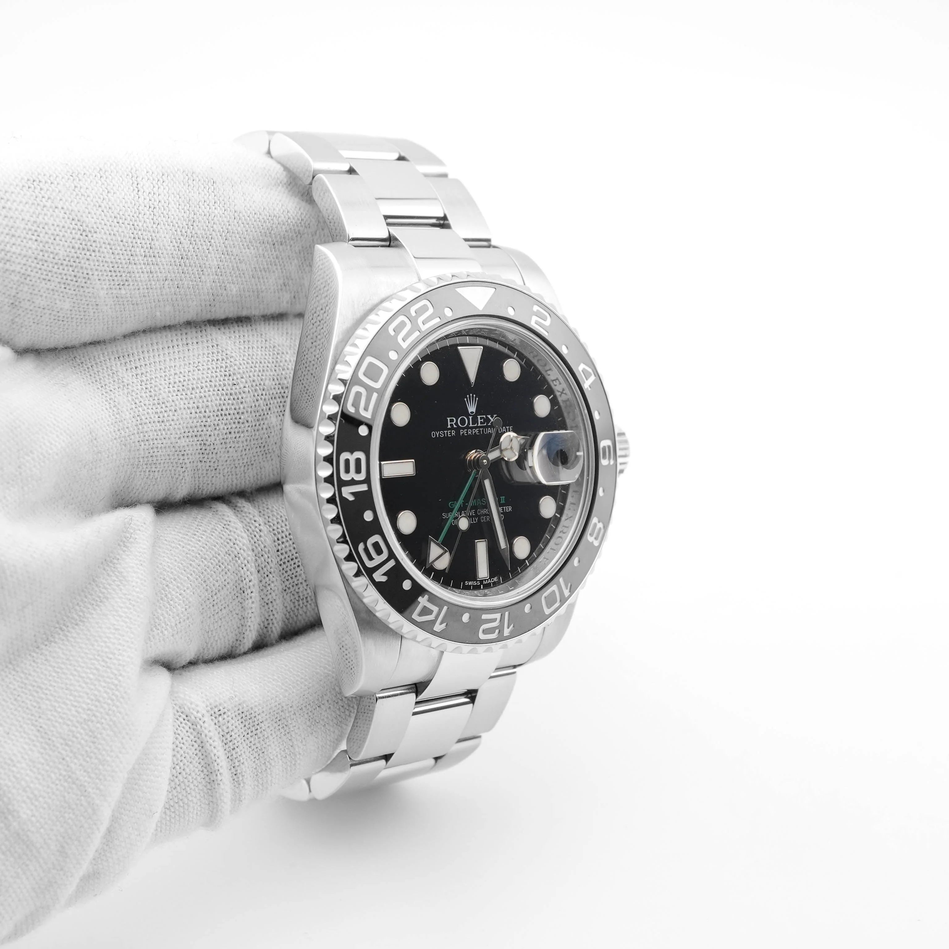 Rolex 116710LN GMT-Master II 40 mm Ceramic Bezel Black Dial Oyster Bracelet Box and Papers 2012 - Image 4