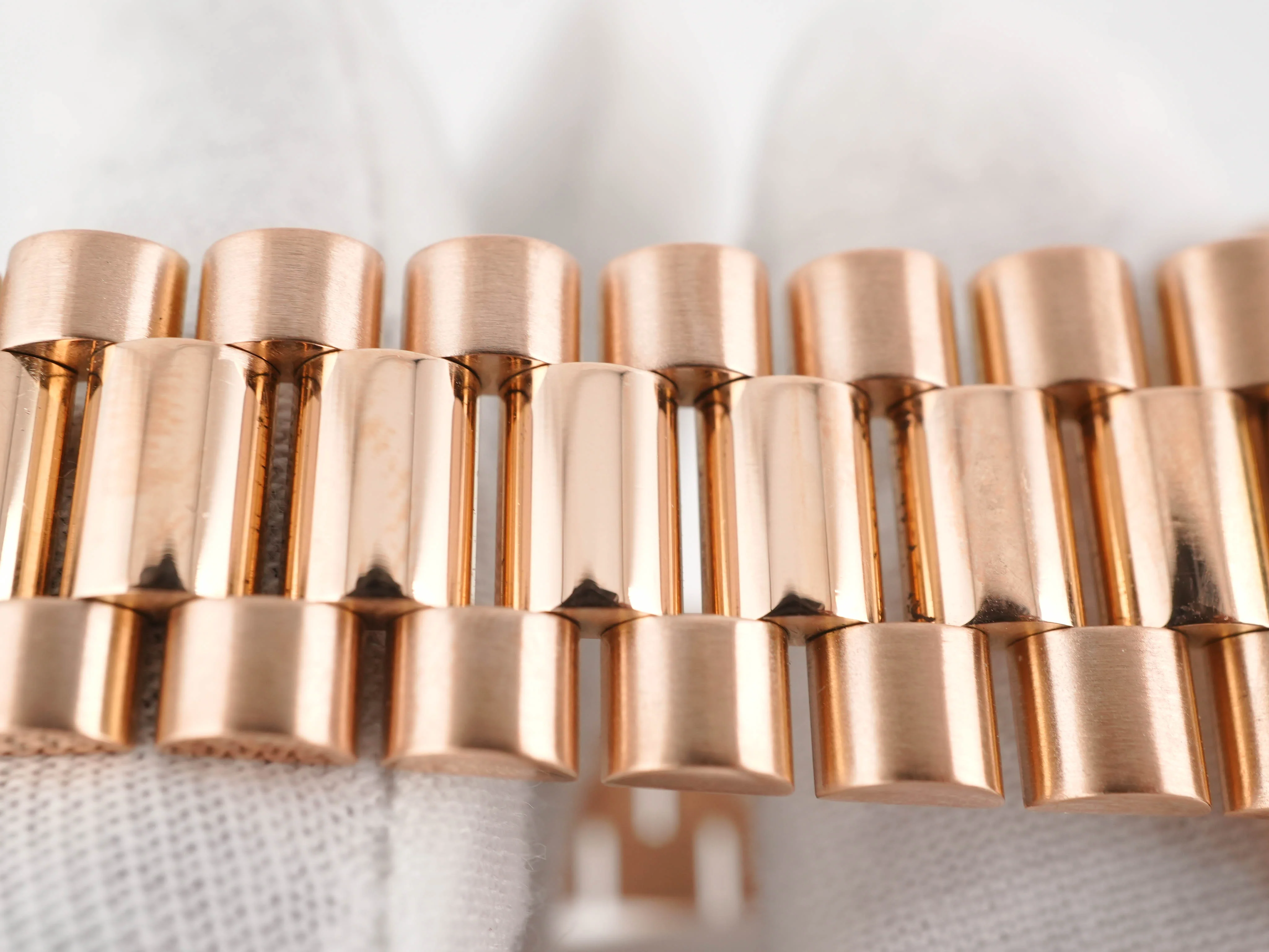 Rolex 118235 Day-Date 36 mm 18K Rose Gold Pink Champagne Diamond Dial President Bracelet 2005 - Image 7