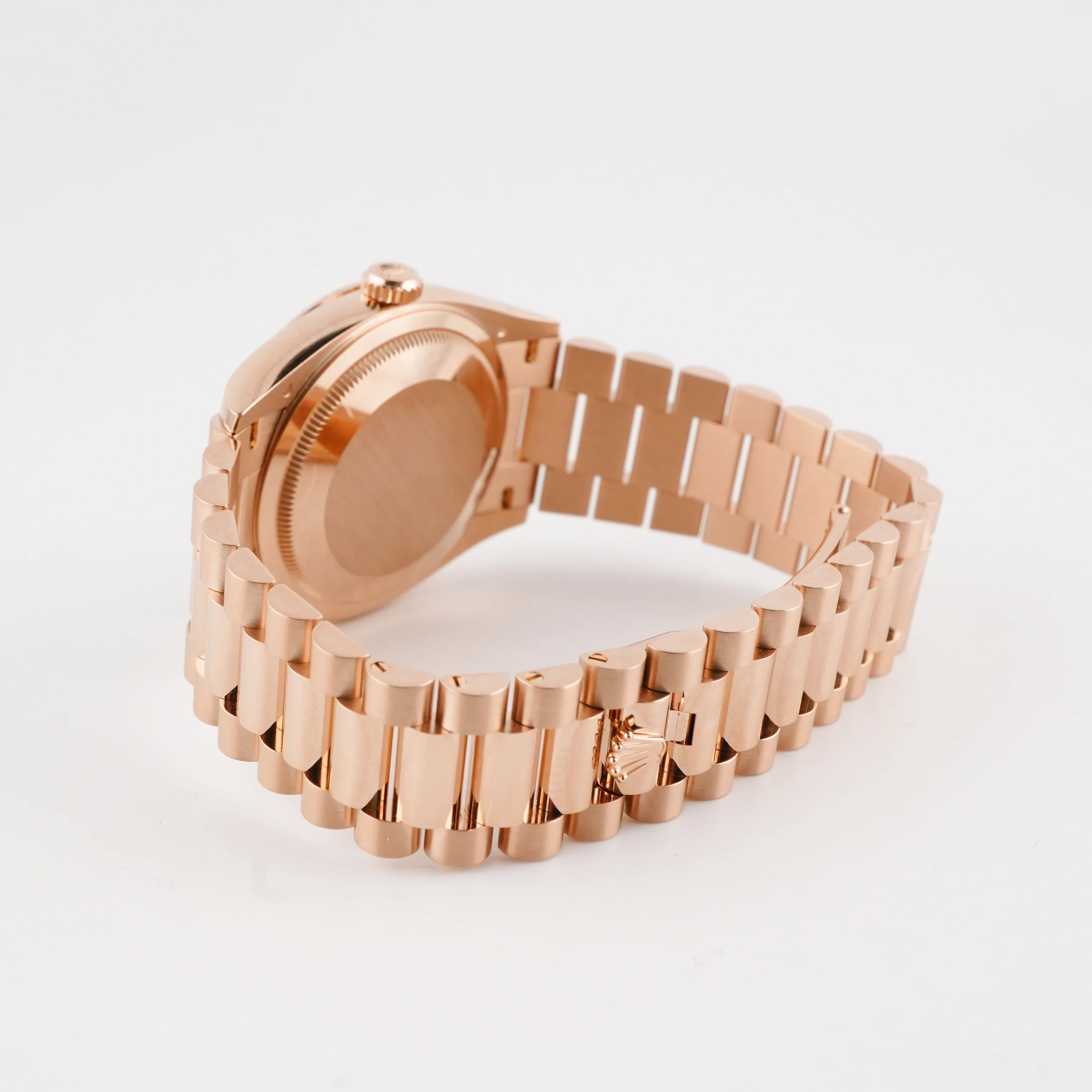 Rolex 128235 Day-Date 36 mm 18K Rose Gold Blue Dial President Bracelet Box and Papers 2026 - Image 6