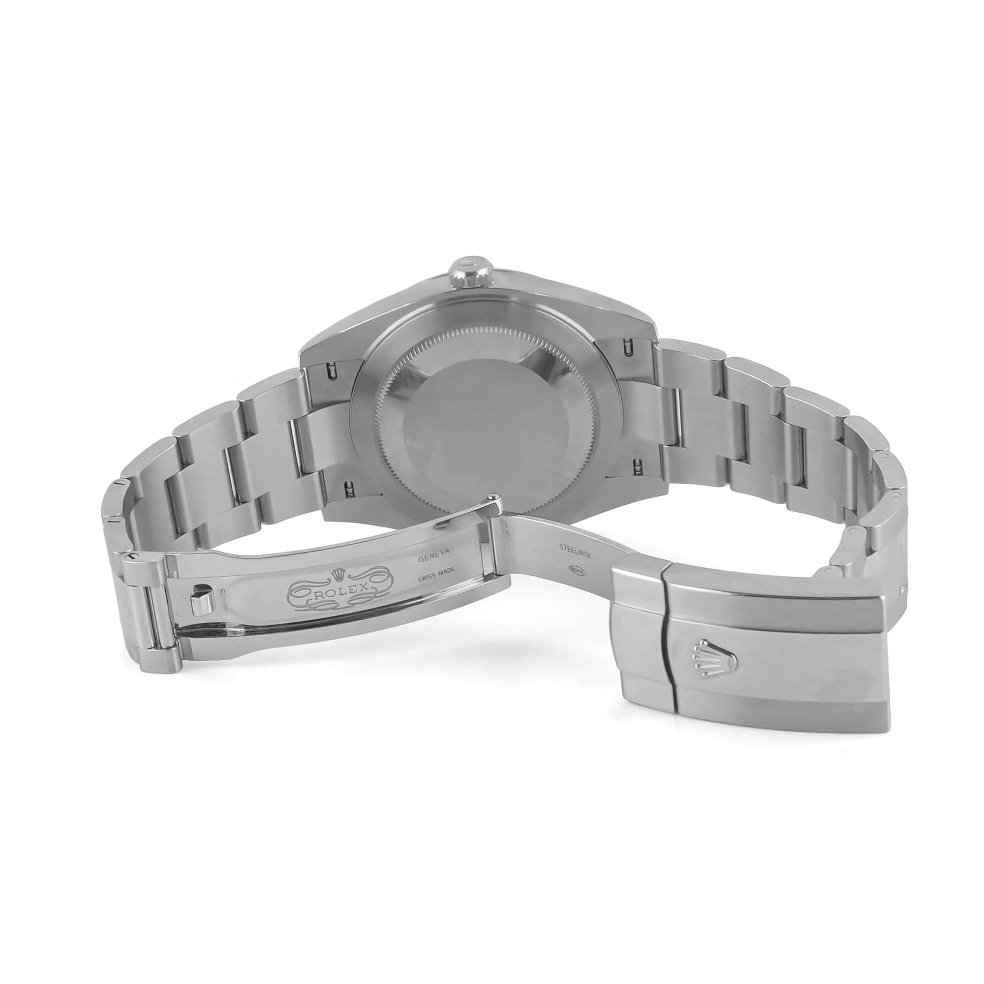 Rolex 126300 Datejust 41 mm Smooth Bezel Mint Green Index Dial Oyster Bracelet Box and Papers 2025 - Image 4