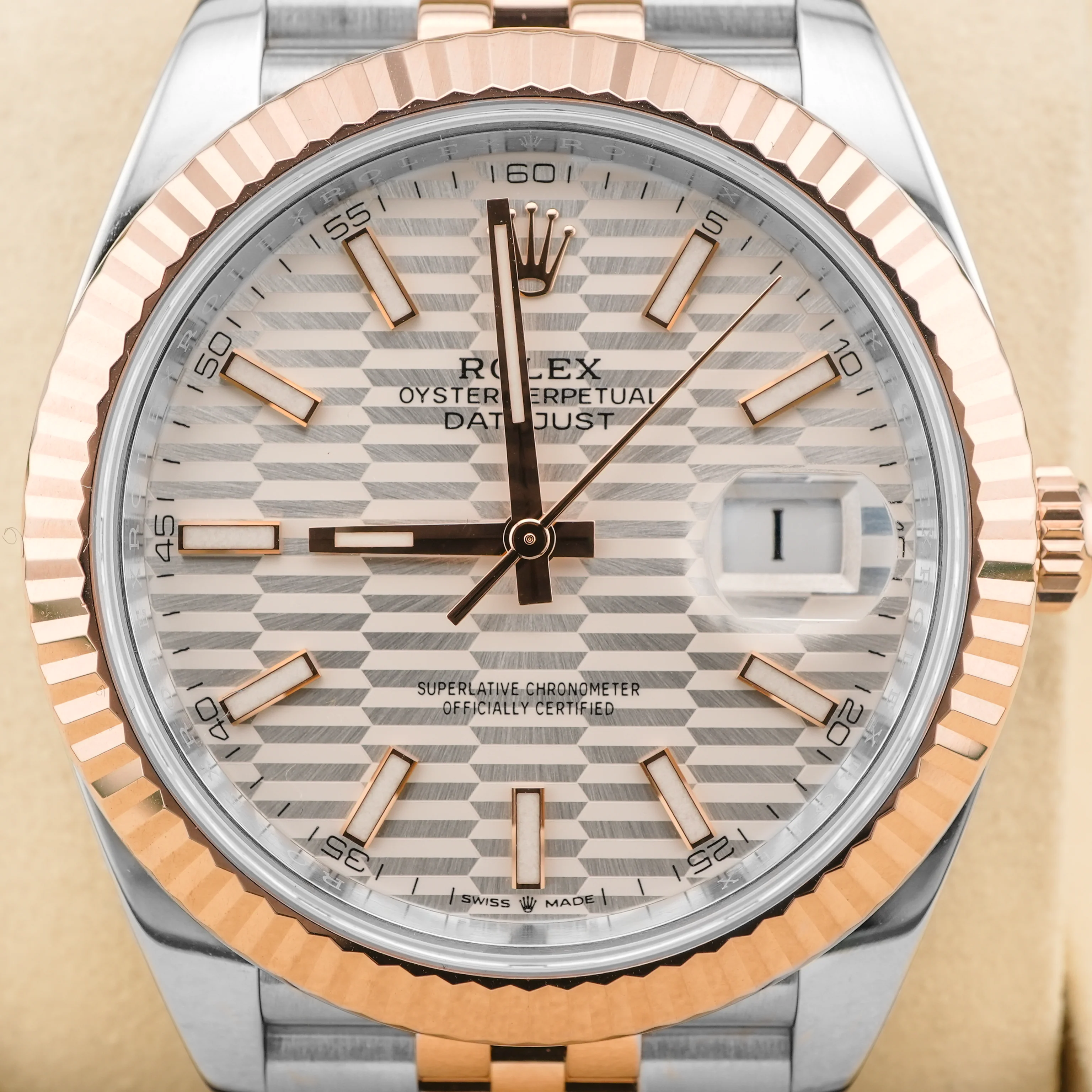 Rolex 126331 Datejust 41 mm Silver Fluted Motif Dial Jubilee Bracelet Box and Papers 2024 - Image 3