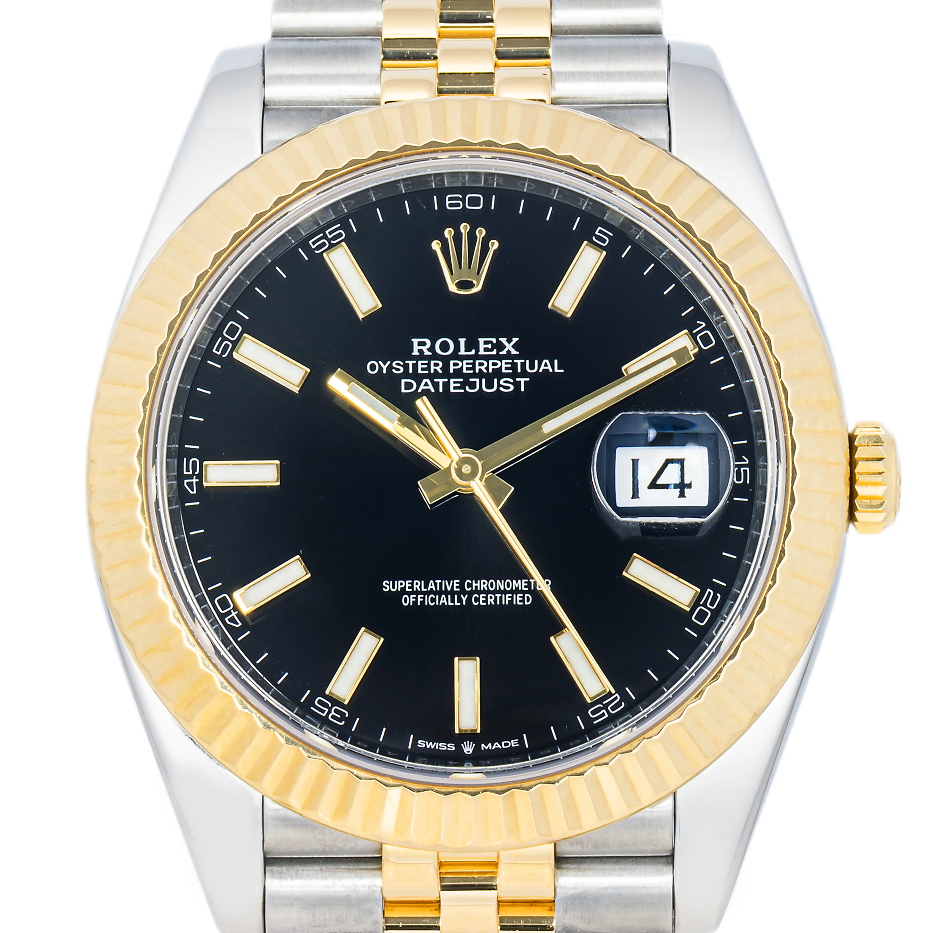 Rolex 126333 Datejust 41 mm Fluted Bezel Black Dial Jubilee Bracelet Box and Papers 2023 - Image 3