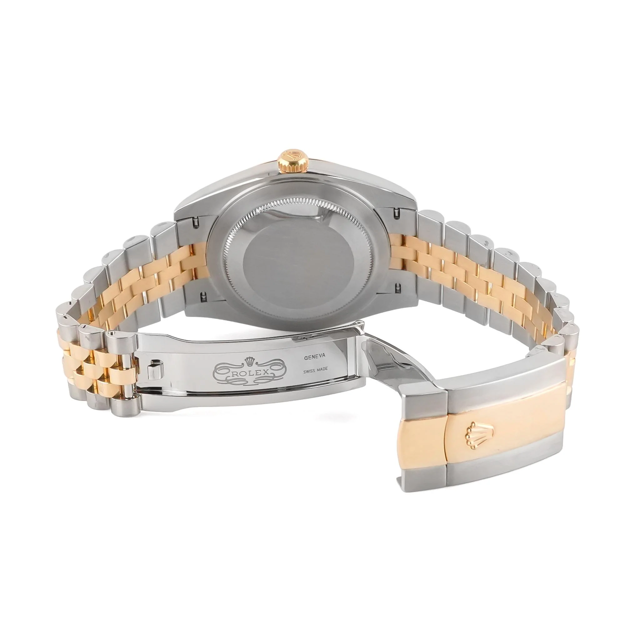 Rolex 126333 Datejust 41 mm Fluted Bezel Champagne Diamond Dial Jubilee Bracelet Box and Papers 2017 - Image 4