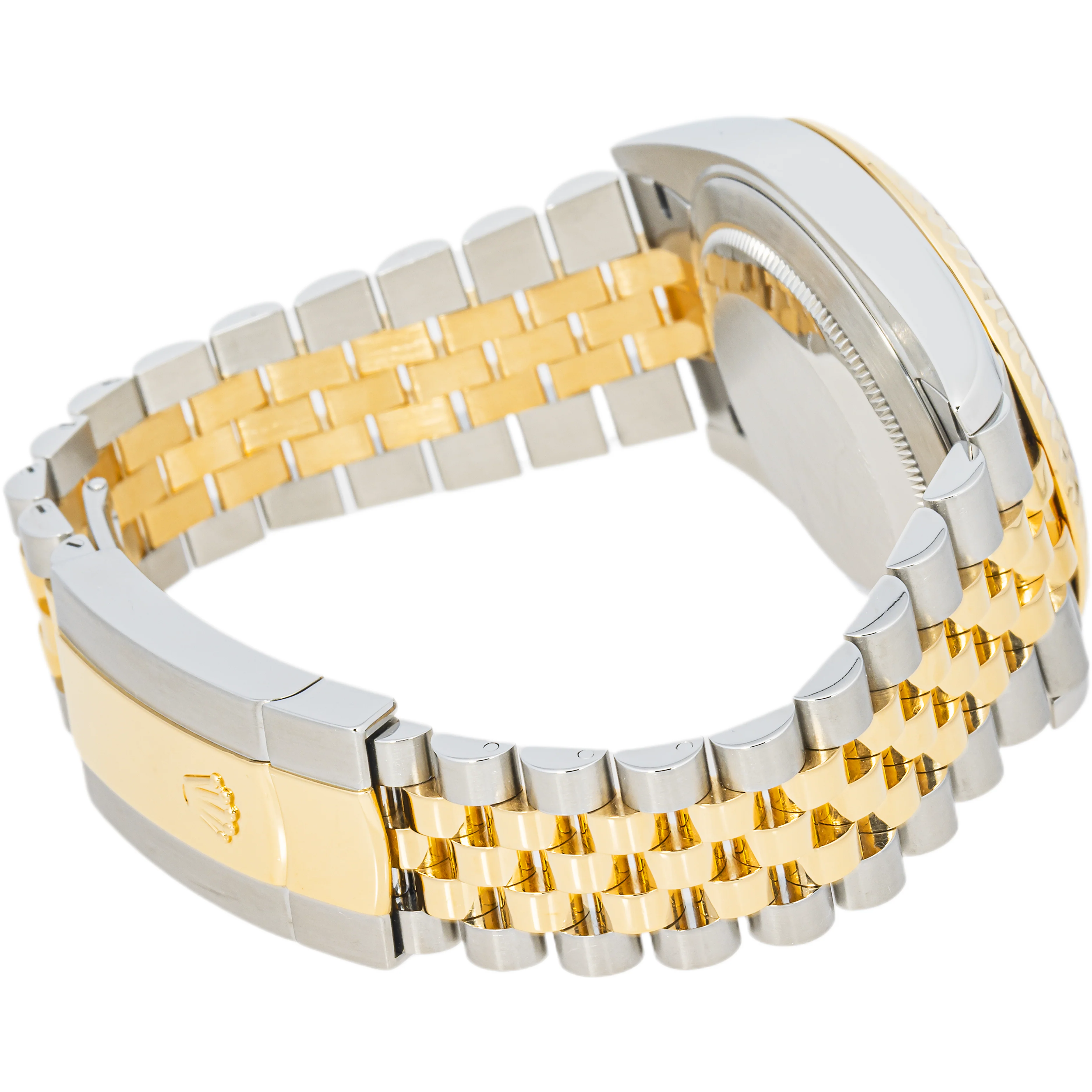 Rolex 126333 Datejust 41 mm Fluted Bezel Wimbledon Dial Jubilee Bracelet Box and Papers 2020 - Image 6