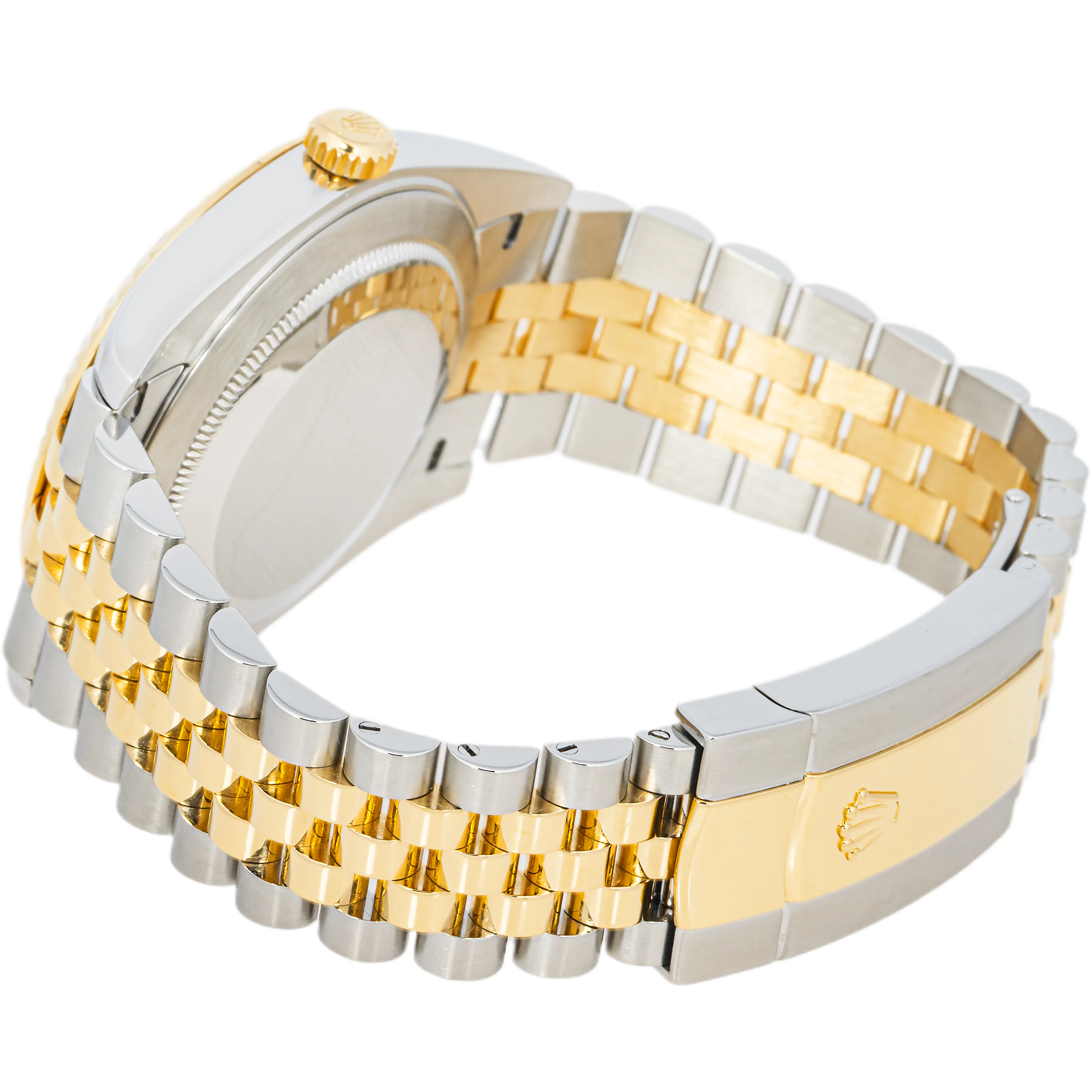 Rolex 126333 Datejust 41 mm Fluted Bezel Wimbledon Dial Jubilee Bracelet Box and Papers 2020 - Image 7