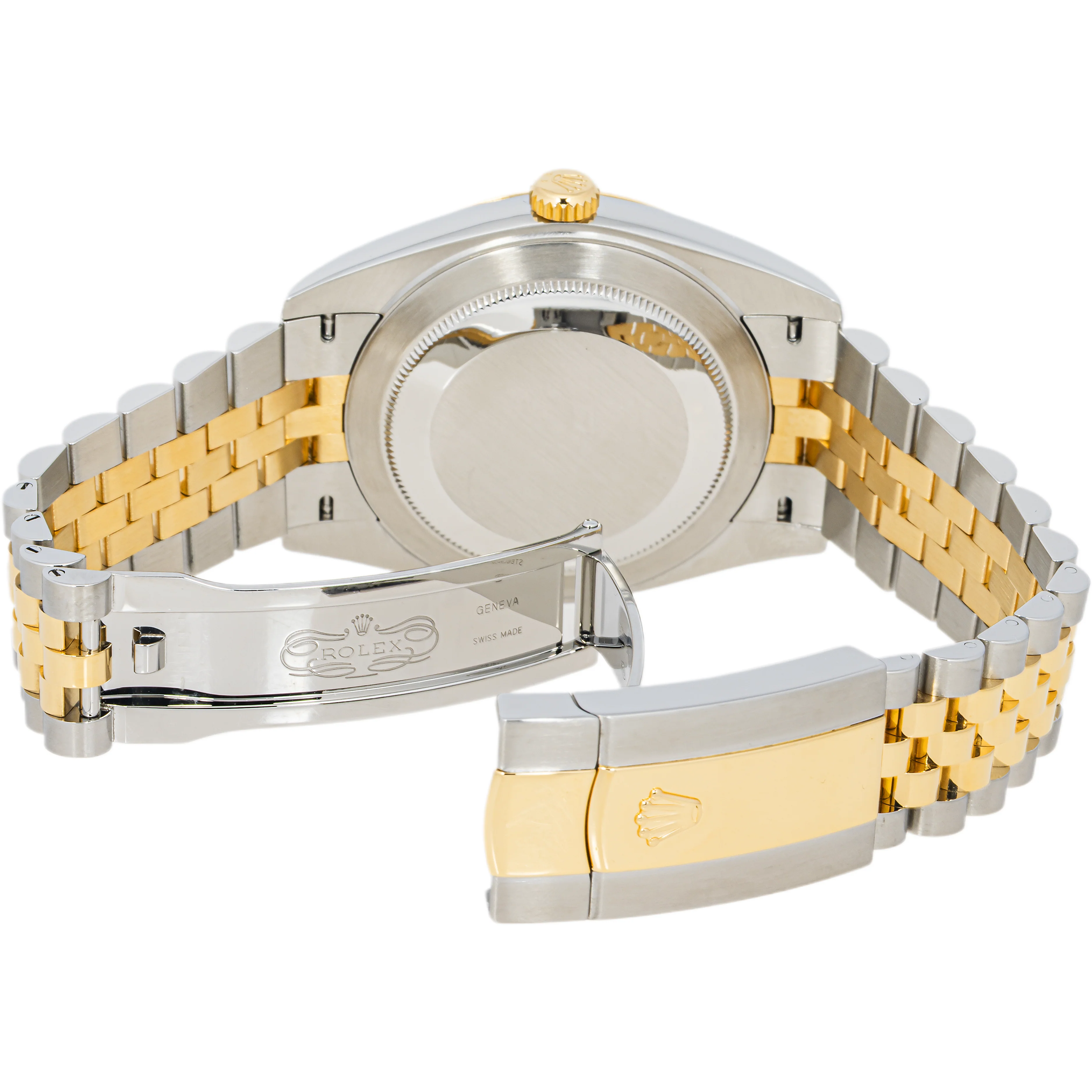 Rolex 126333 Datejust 41 mm Fluted Bezel Wimbledon Dial Jubilee Bracelet Box and Papers 2020 - Image 8