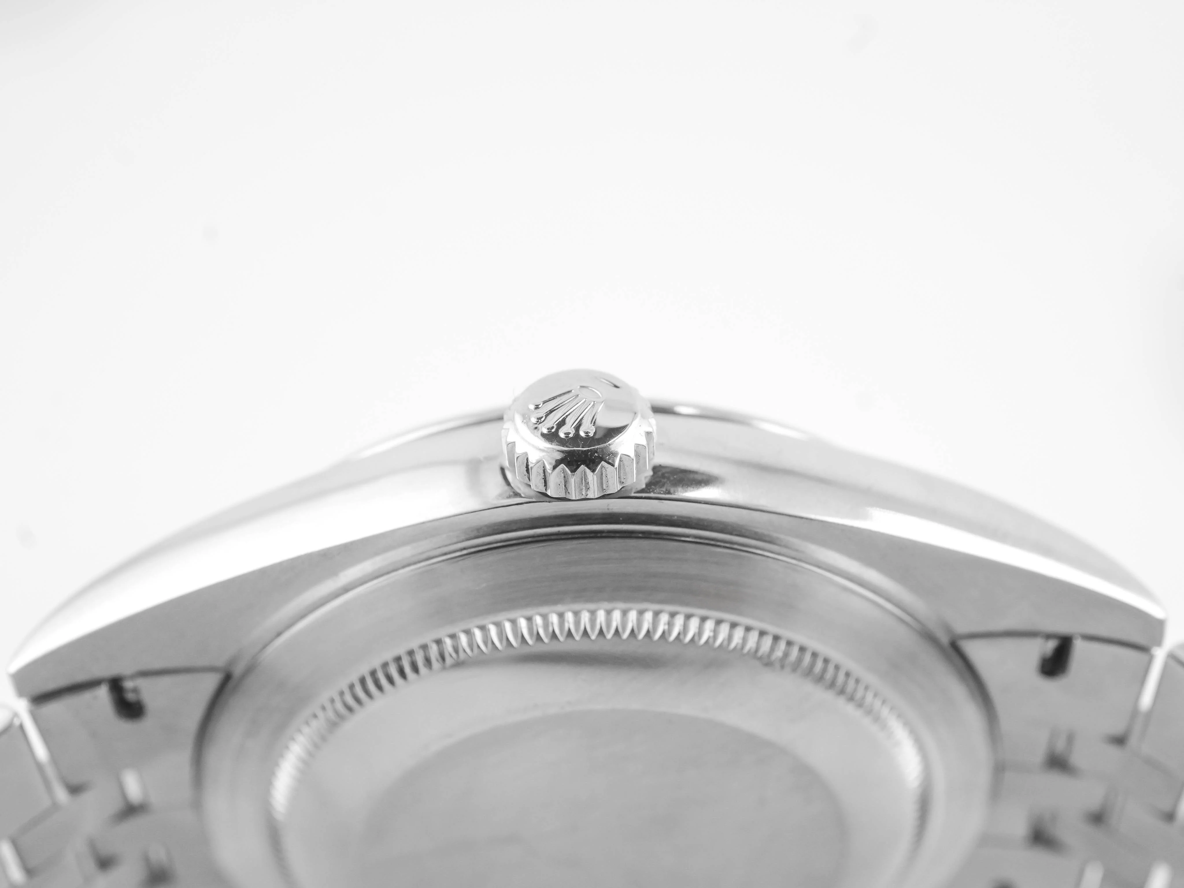Rolex 126334 Datejust 41 mm Fluted Bezel Blue Diamond Dial Jubilee Bracelet Box and Papers 2018 - Image 8