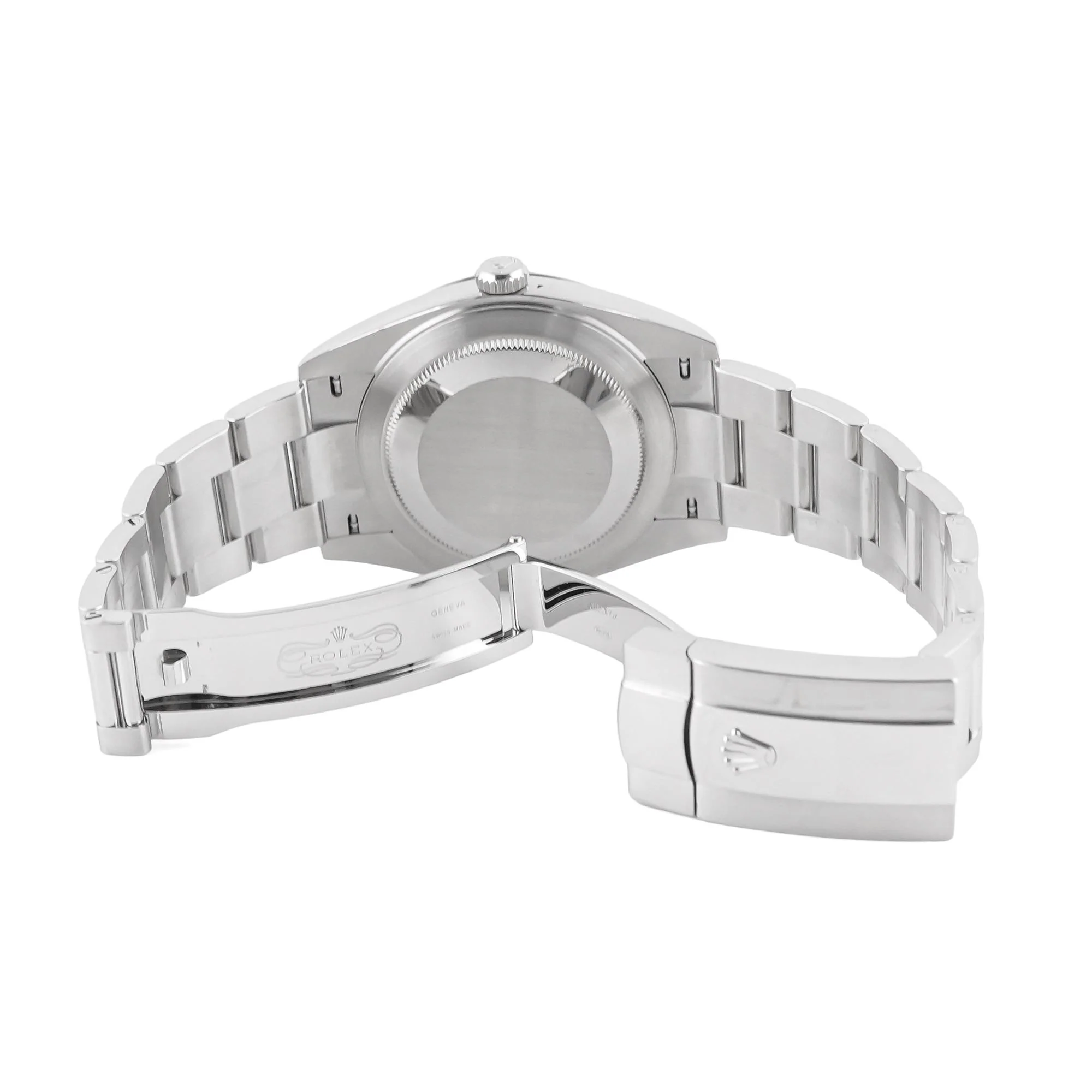 Rolex 126334 Datejust 41 mm Fluted Bezel Blue Roman Dial Oyster Bracelet Box and Papers 2020 - Image 4