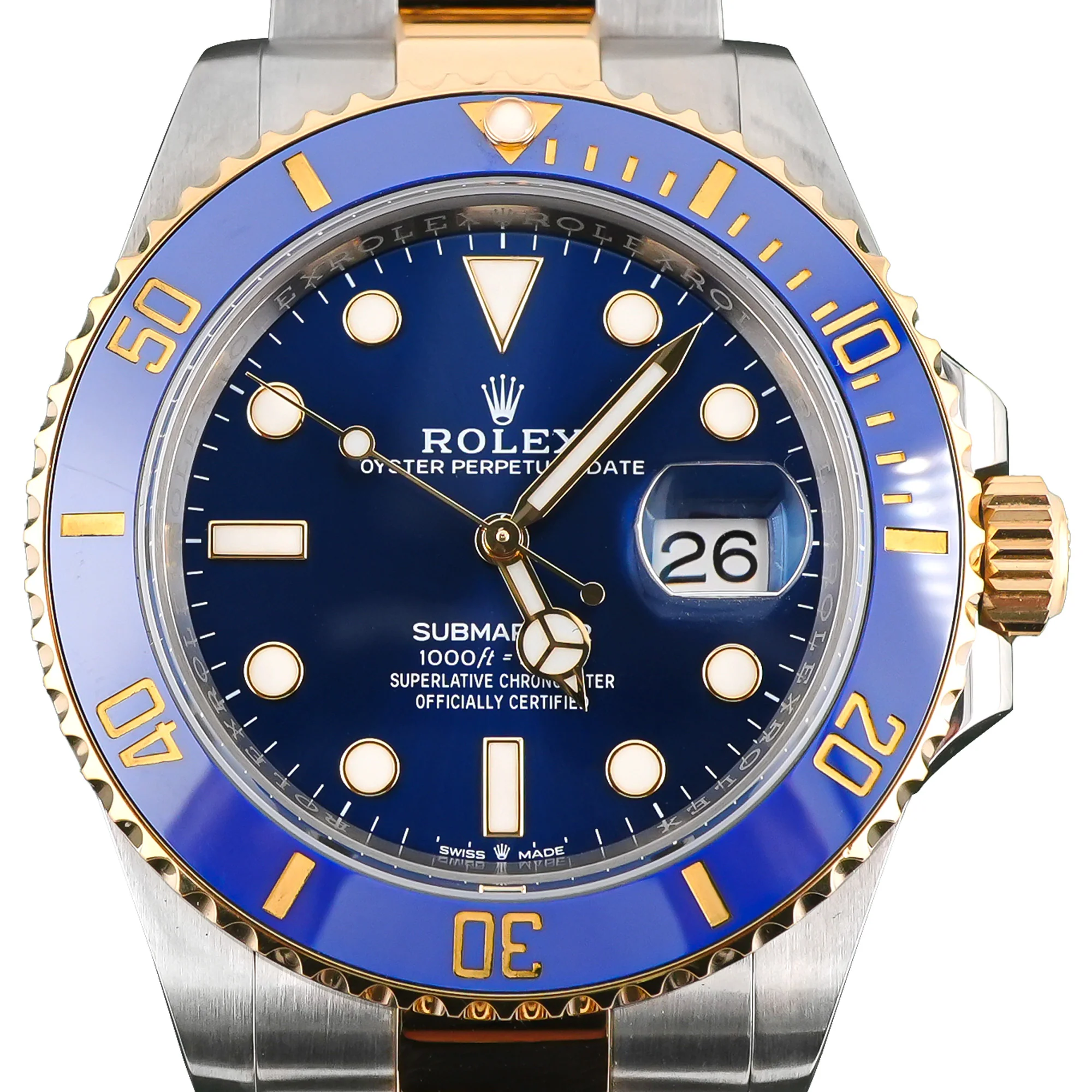 Rolex 126613lb Submariner Date 41 mm "Bluesy" Blue Bezel Blue Dial Oyster Bracelet Box and Papers 2022 - Image 3