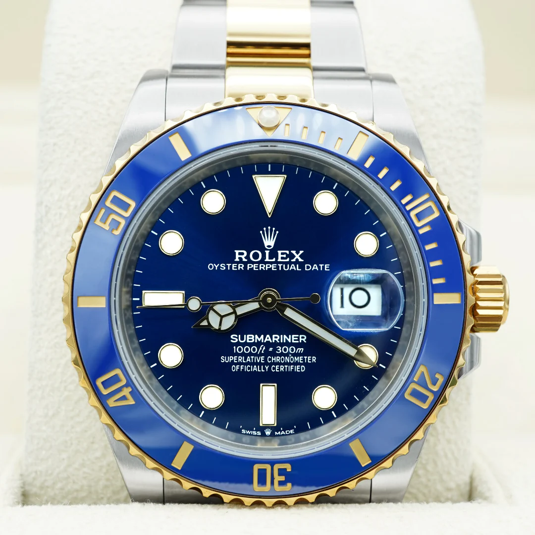 Rolex 126613LB Submariner Date 41mm "Bluesy" Blue Bezel Blue Dial Oyster Bracelet Box and Papers 2021 - Image 3