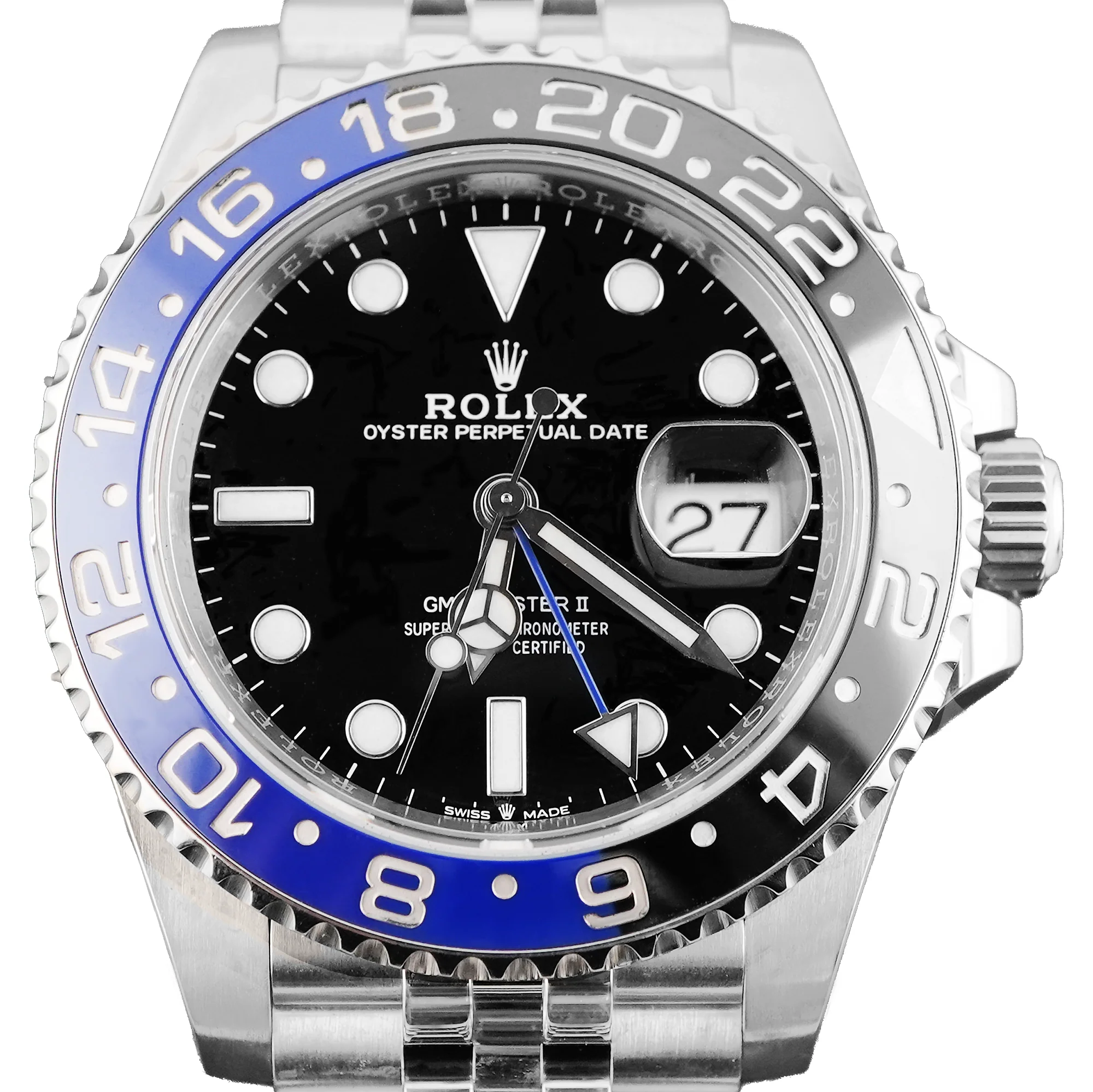 Rolex 126710BLNR GMT-Master II "Batgirl" 40 mm Ceramic Bezel Jubilee Bracelet Box and Papers 2020 - Image 3