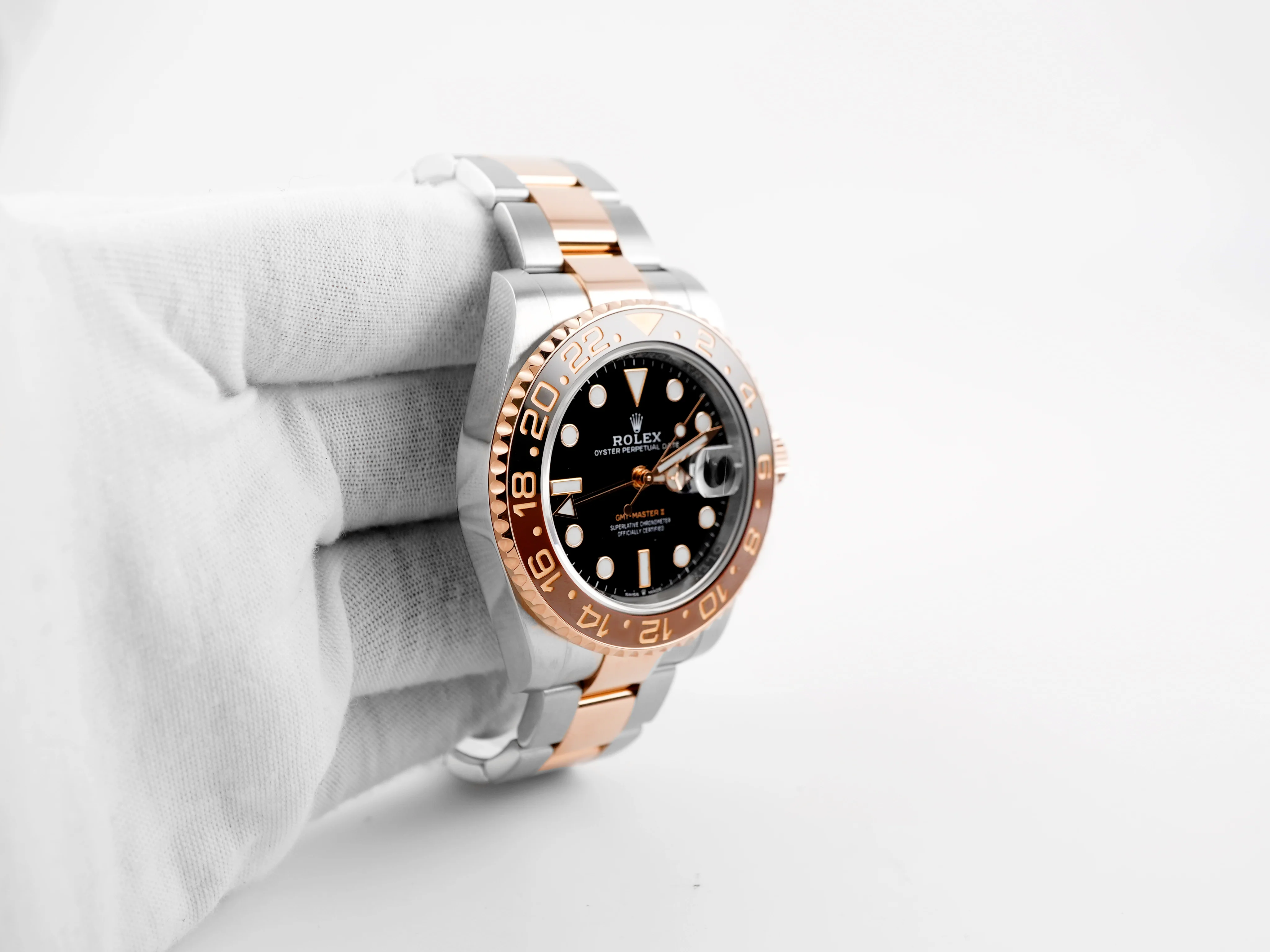 Rolex 126711CHNR GMT-Master II 40 mm "Root Beer" 18K Rose Gold Oyster Bracelet Box and Papers 2020 - Image 4