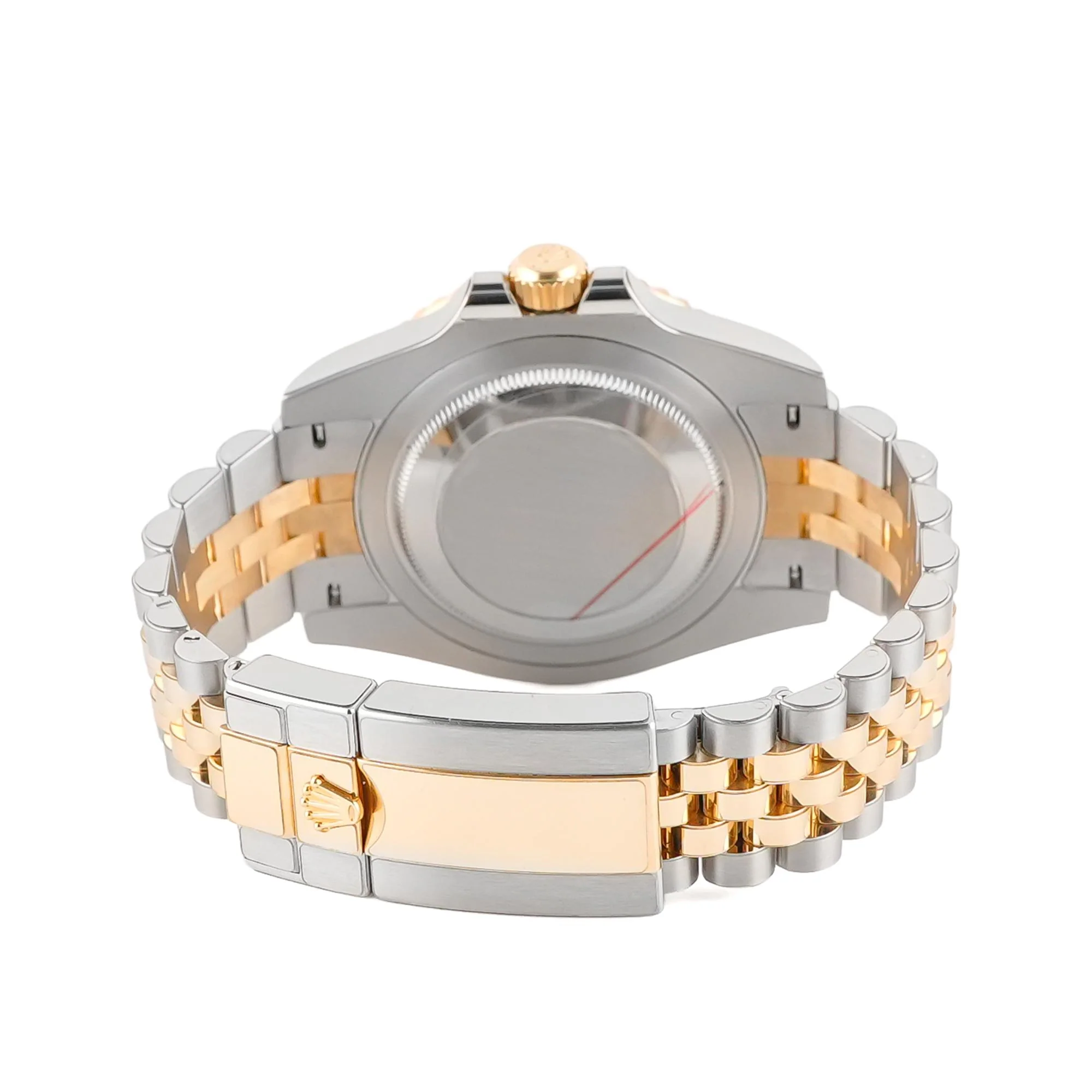 Rolex 126713GRNR GMT-Master II 40 mm 18K Yellow Gold Black Dial Jubilee Bracelet Box and Papers 2025 - Image 3