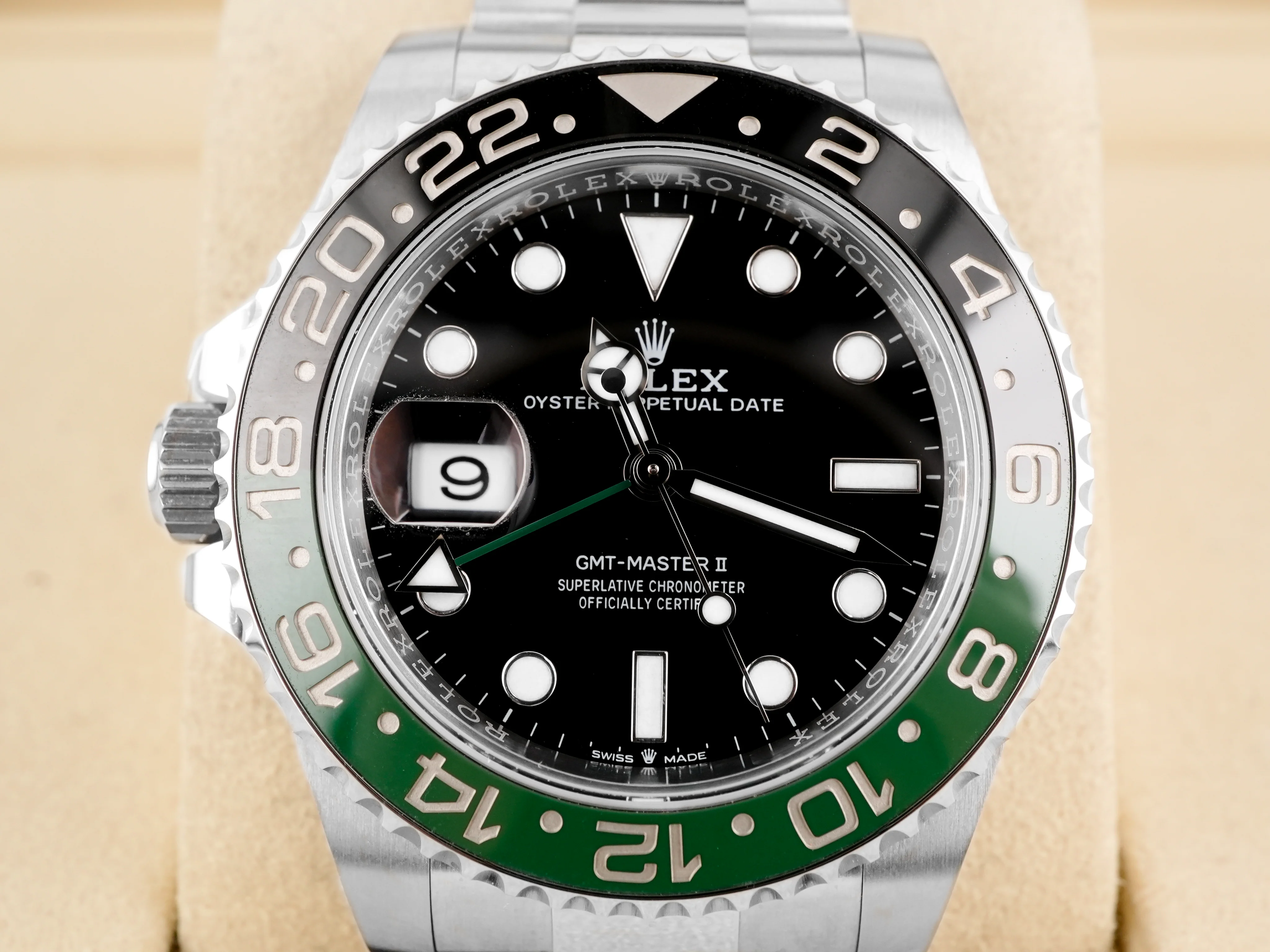 Rolex 126720VTNR GMT-Master II Lefty "Sprite" 40mm Oyster Bracelet Box and Papers 2023 - Image 3