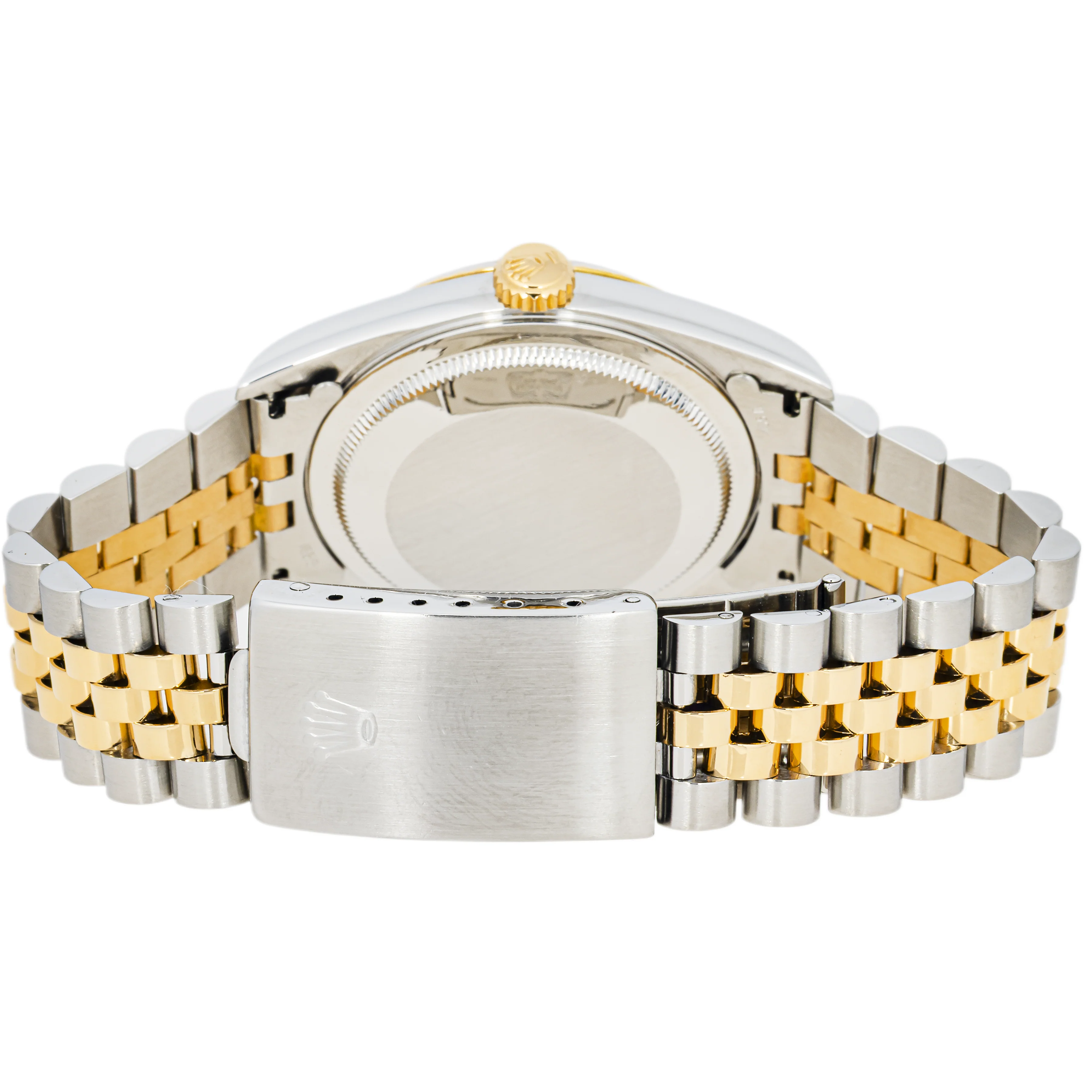 Rolex 16233 Datejust 36 mm Fluted Bezel Champagne Diamond Dial Jubilee Bracelet Box 1994 - Image 4