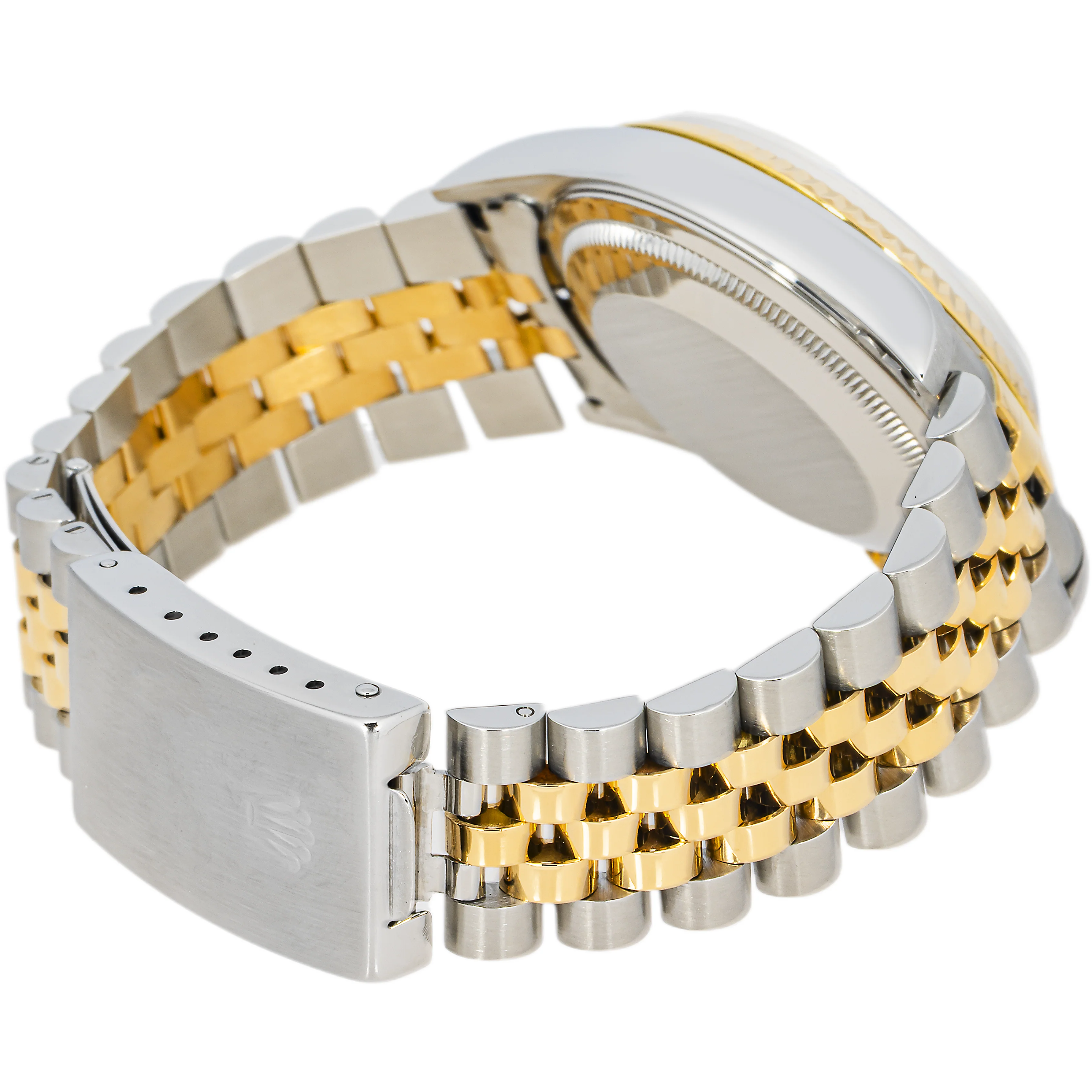 Rolex 16233 Datejust 36 mm Fluted Bezel Champagne Diamond Dial Jubilee Bracelet Box 1994 - Image 6