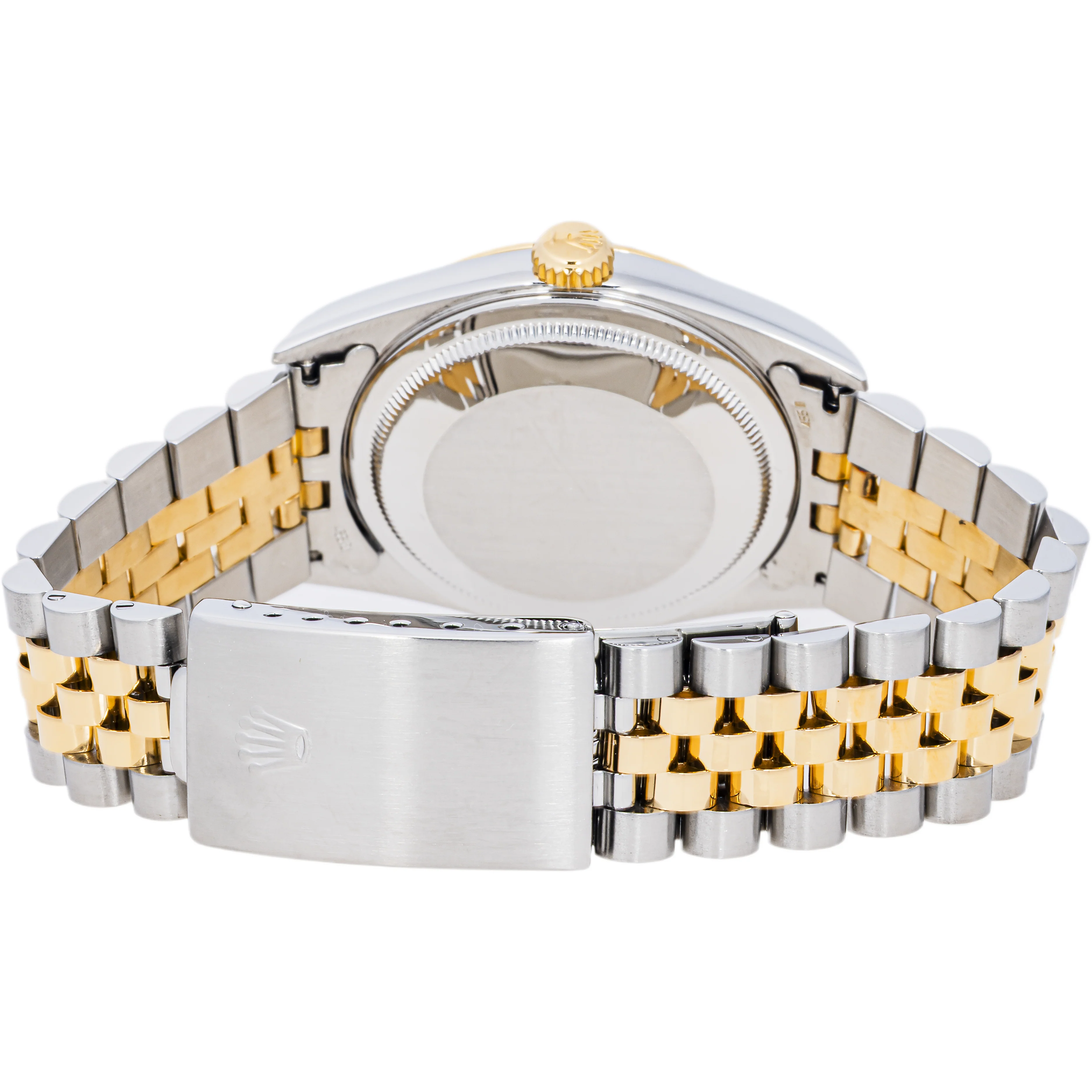 Rolex 16233 Datejust 36 mm Fluted Bezel Champagne Diamond Dial Jubilee Bracelet Box 1994 - Image 4
