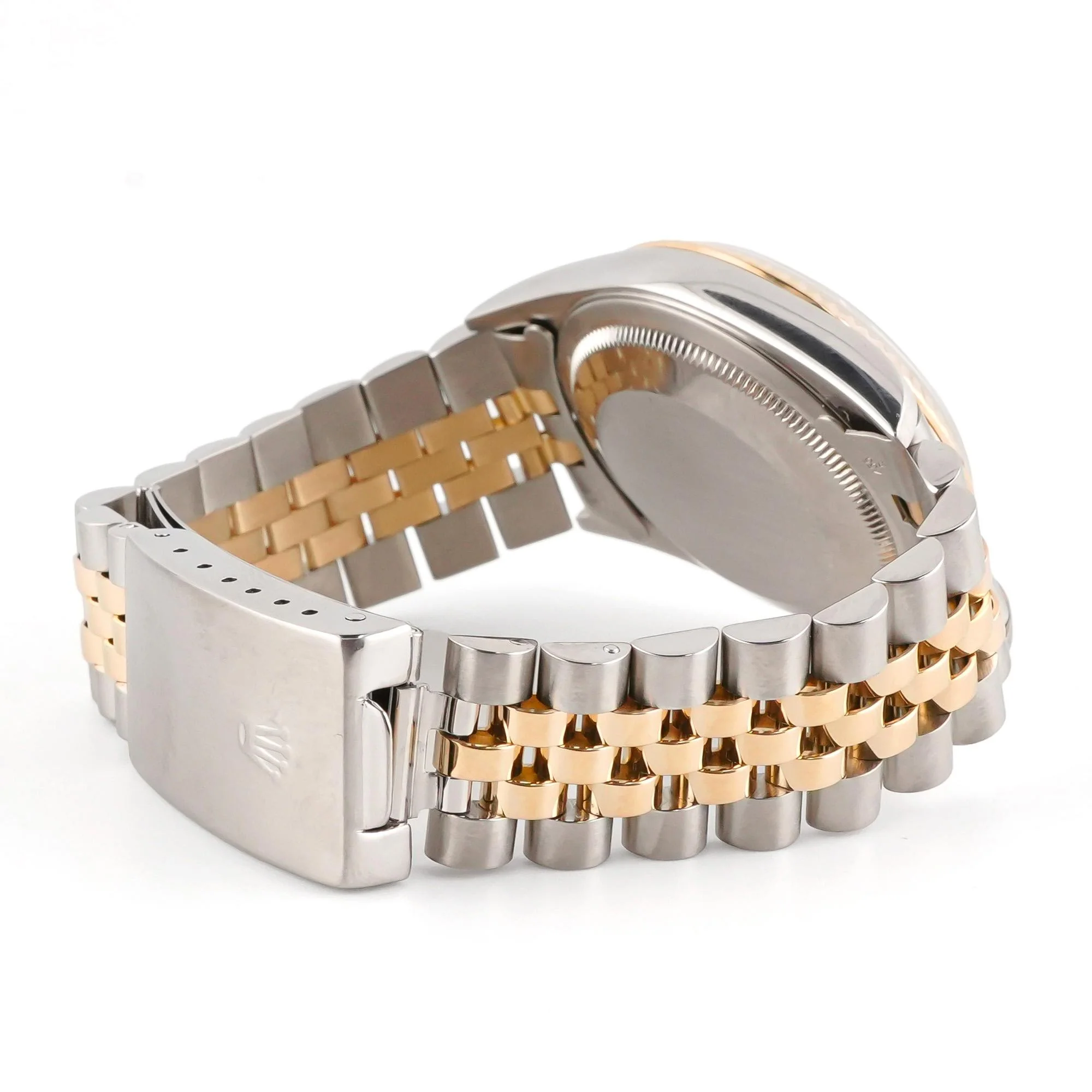 Rolex 16233 Datejust 36 mm Fluted Bezel Champagne Diamond Dial Jubilee Bracelet Box 1995 - Image 6