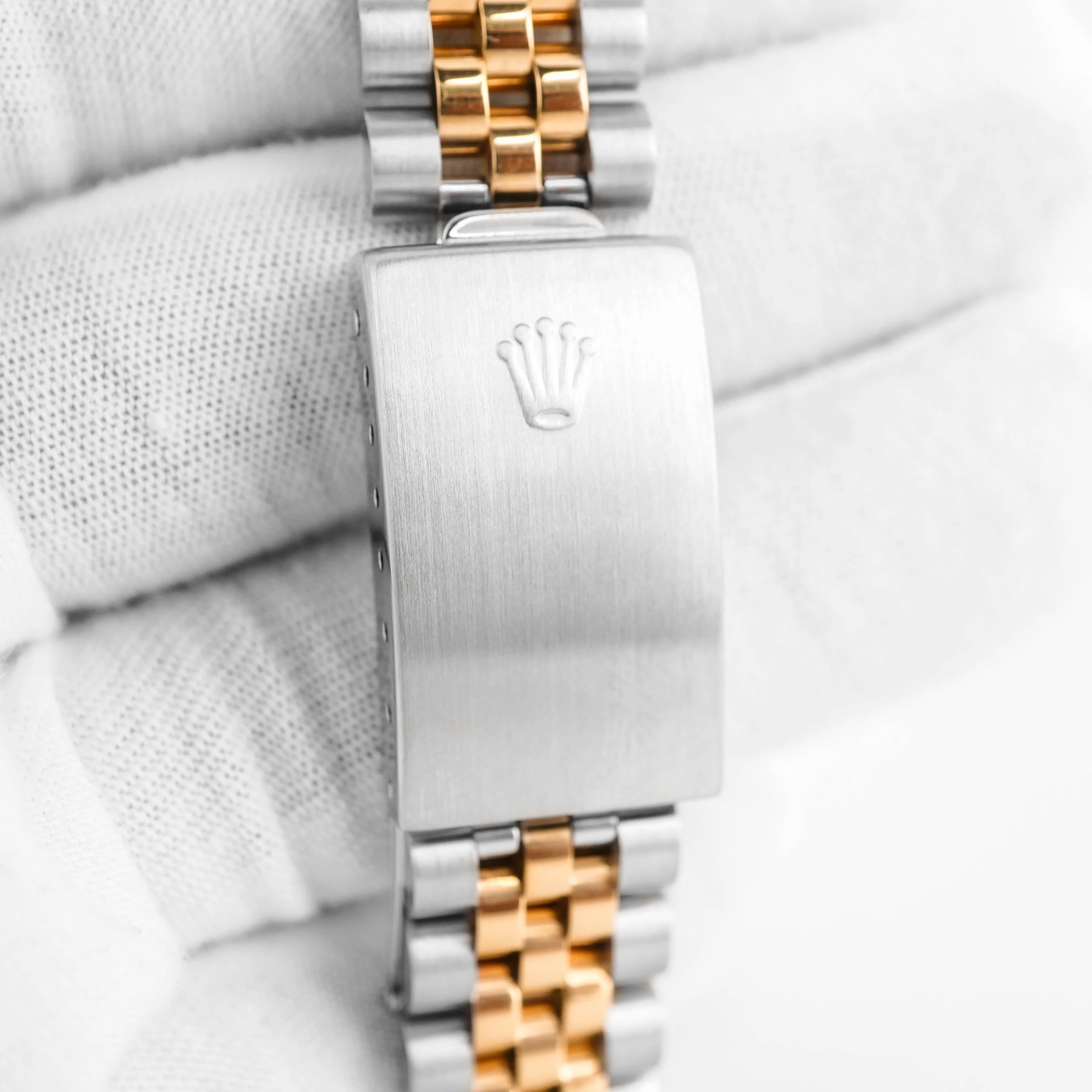 Rolex 16233 Datejust 36 mm Fluted Bezel Champagne Diamond Dial Jubilee Bracelet Box 1994 - Image 5