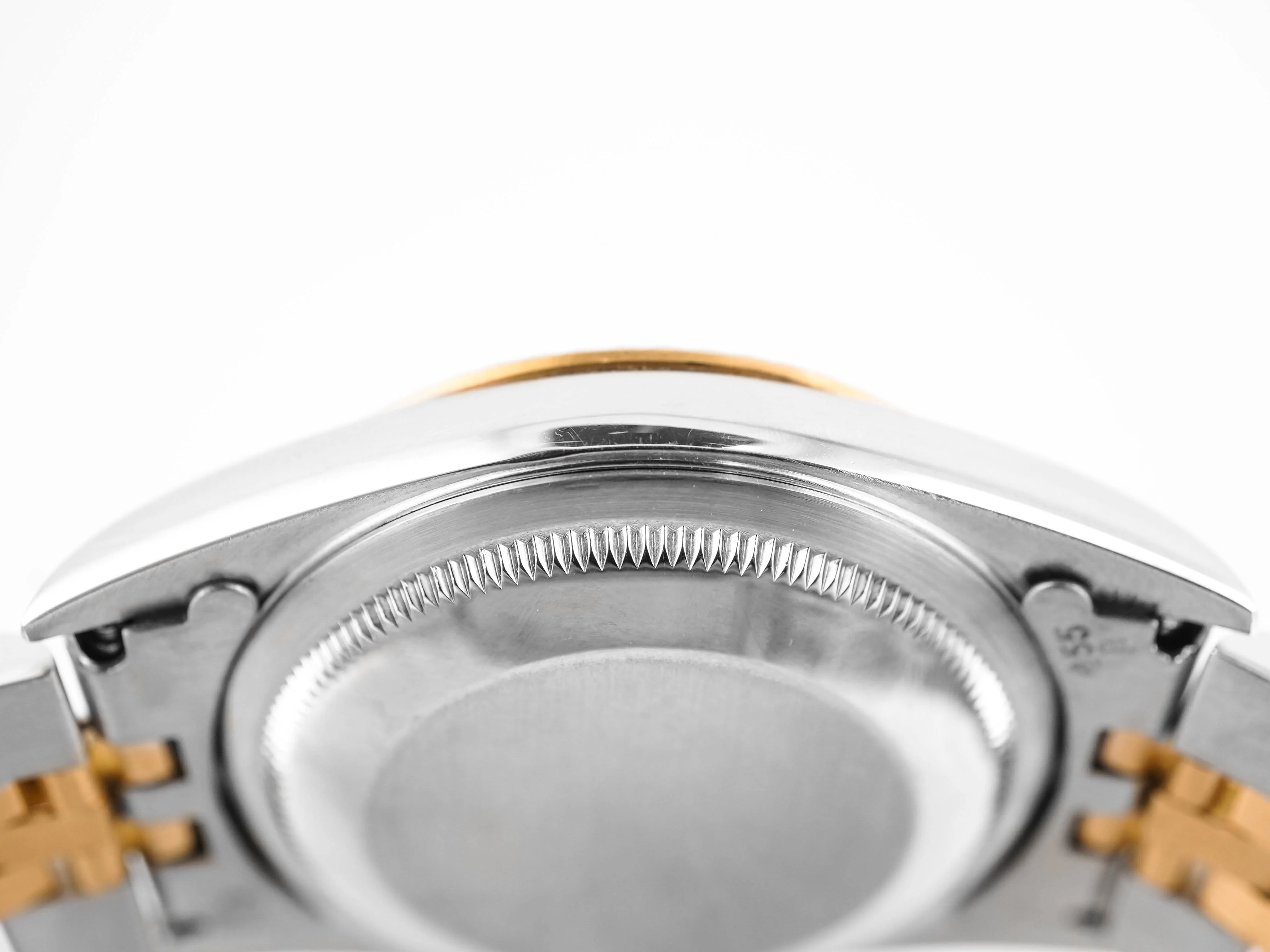 Rolex 16233 Datejust 36 mm Fluted Bezel Champagne Diamond Dial Jubilee Bracelet Box 1994 - Image 9
