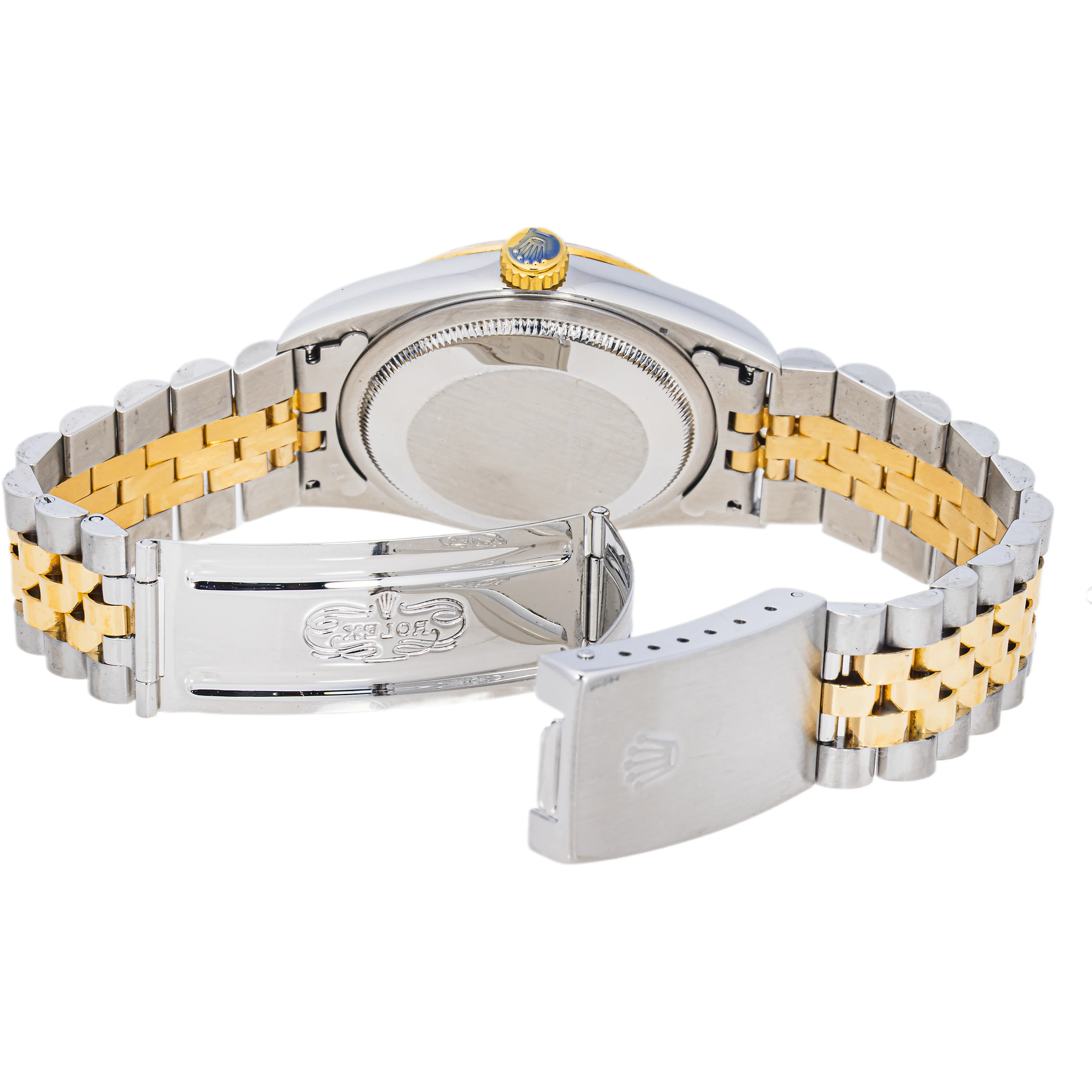 Rolex Datejust 36mm 16233 Fluted Bezel Champagne Dial Jubilee Bracelet Box & Papers 1995 - Image 8